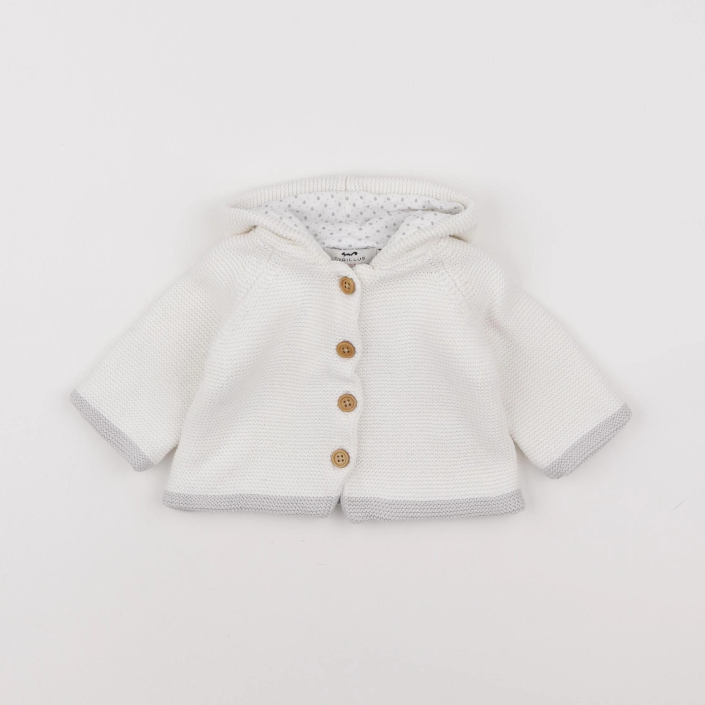 Cyrillus - gilet beige - 3 mois