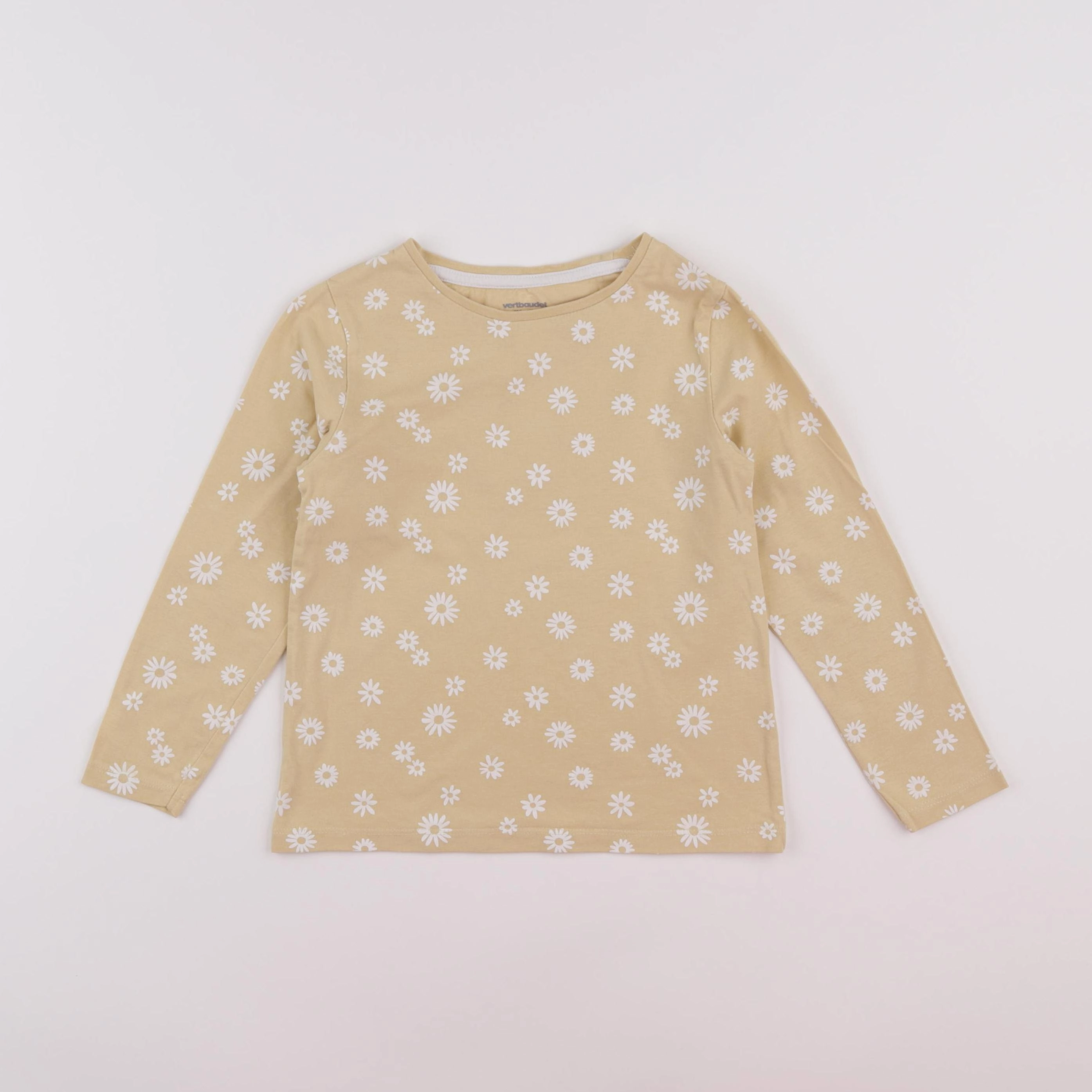 Vertbaudet - tee-shirt jaune - 6 ans