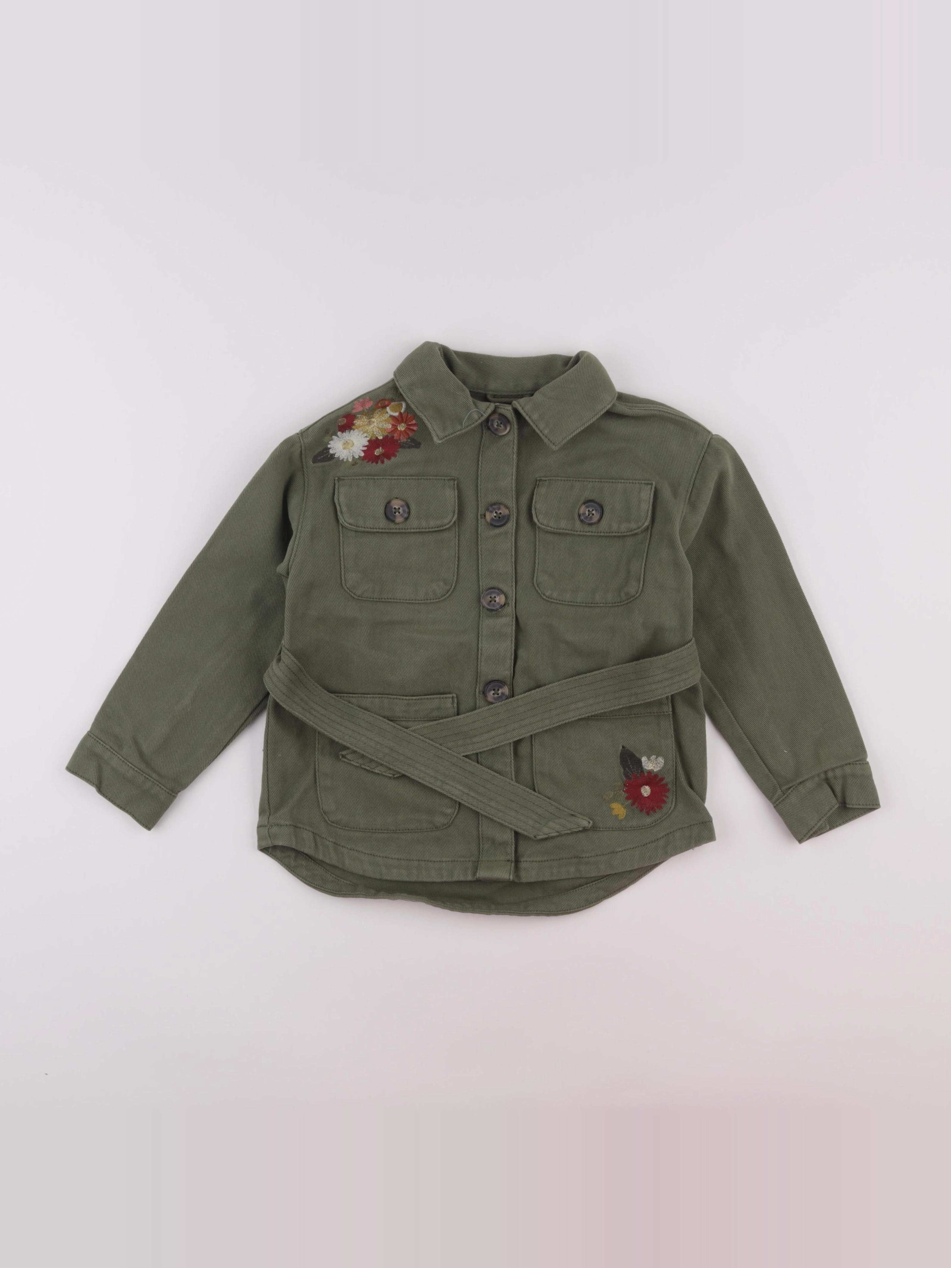 Vertbaudet - veste vert - 6 ans