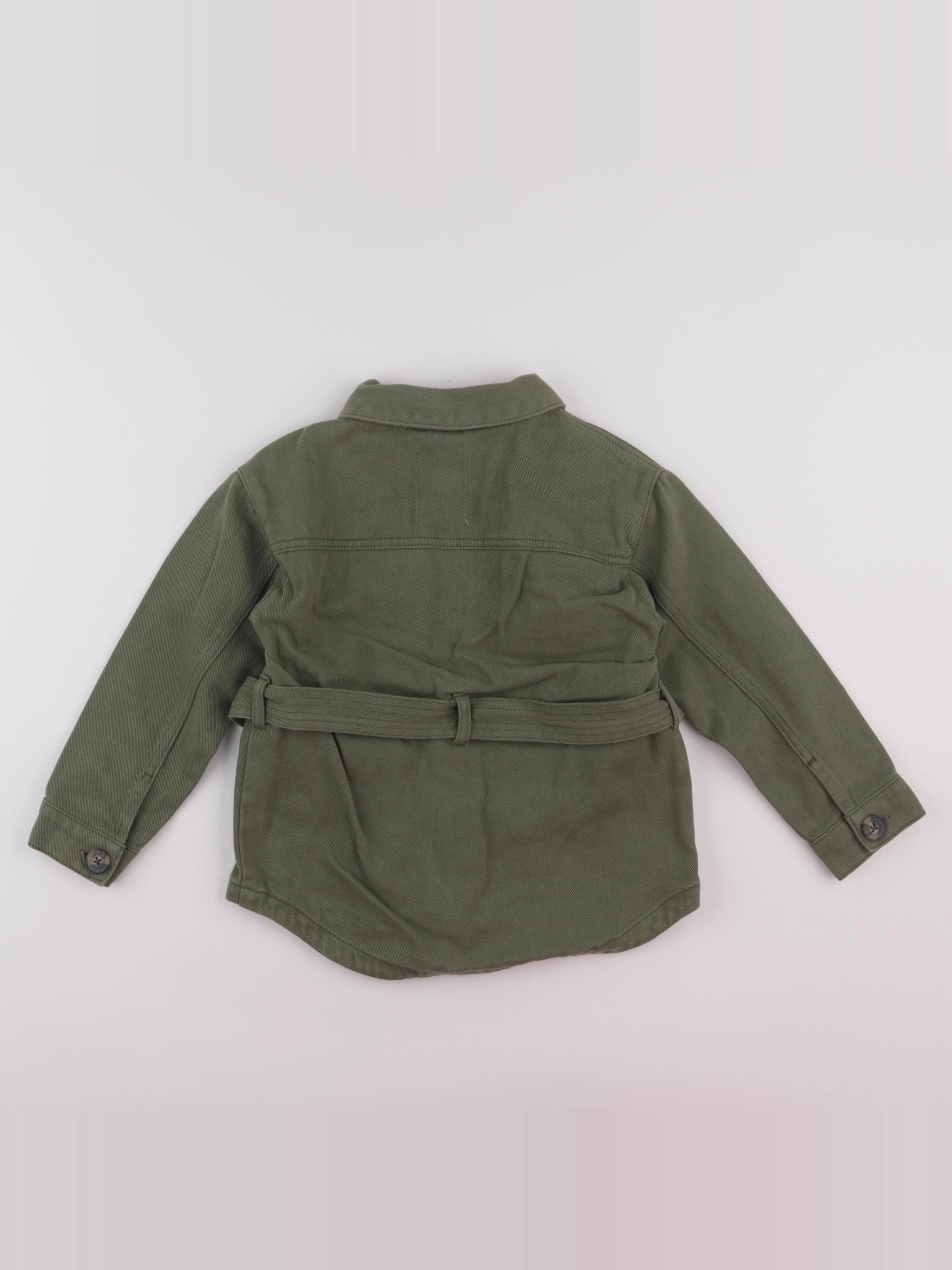 Vertbaudet - veste vert - 6 ans