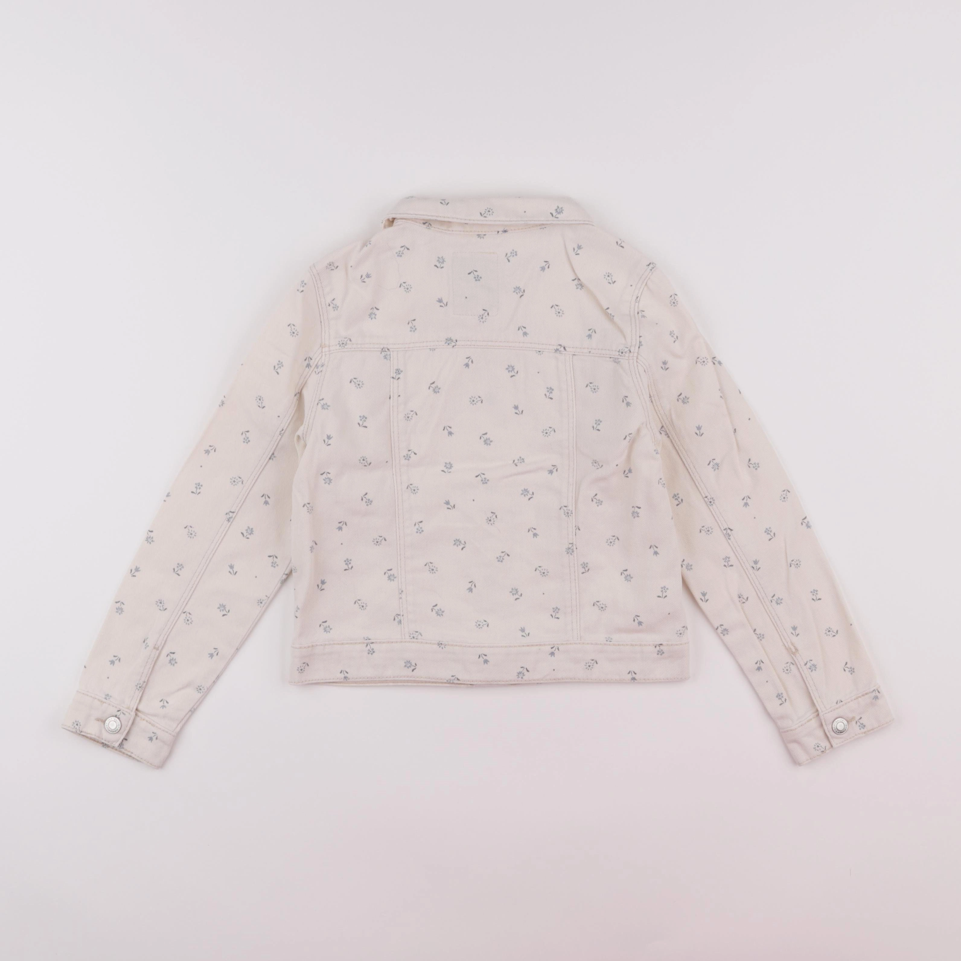 Vertbaudet - veste blanc, bleu - 7 ans