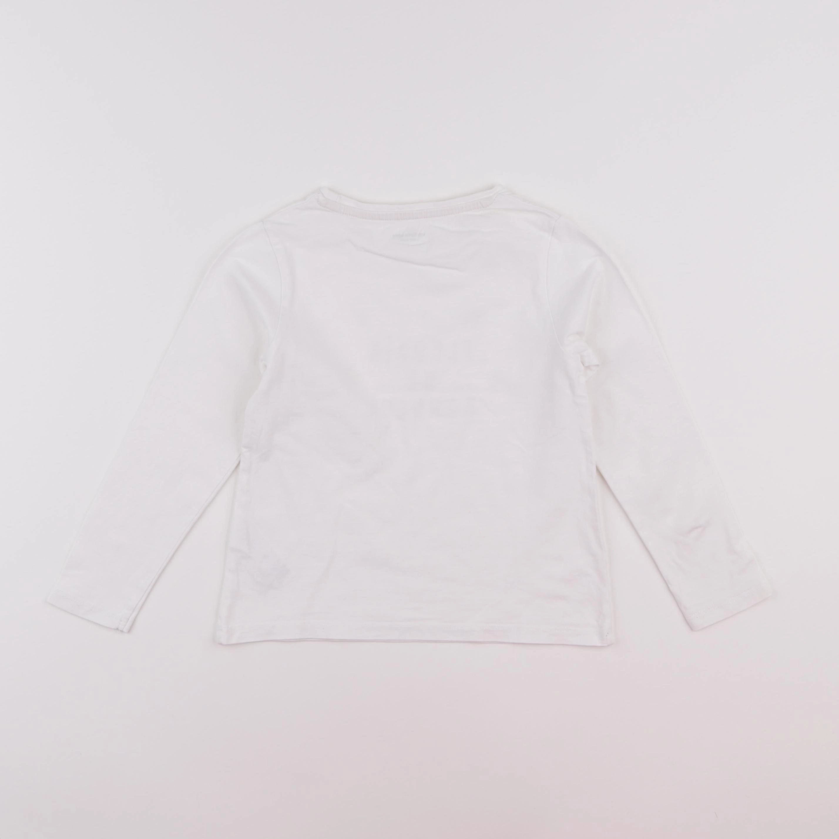 Vertbaudet - tee-shirt blanc - 6 ans
