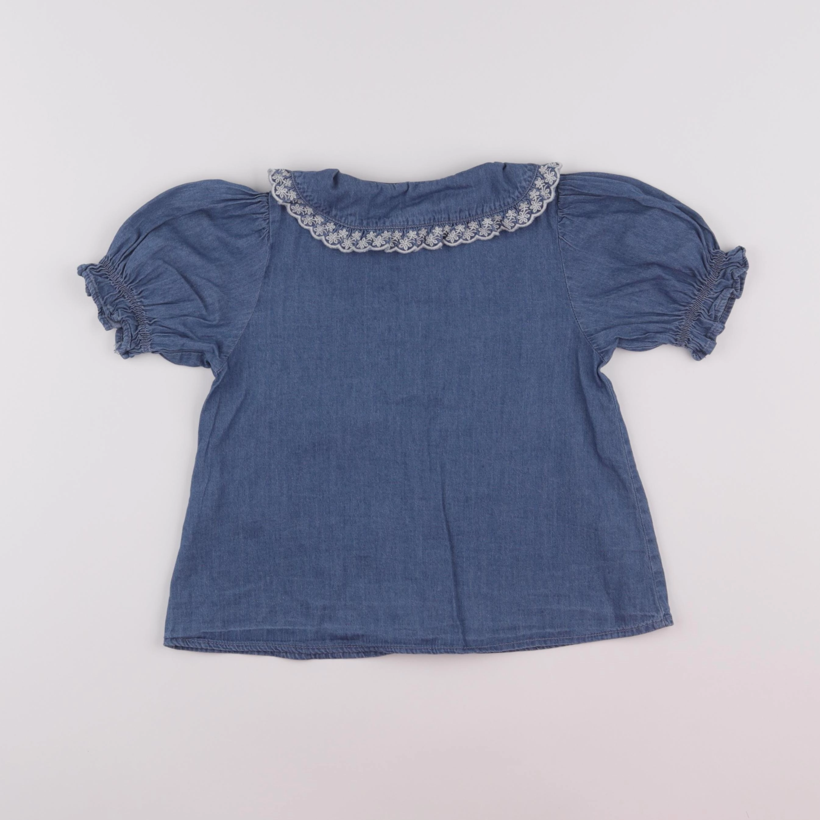 Vertbaudet - blouse bleu - 6 ans