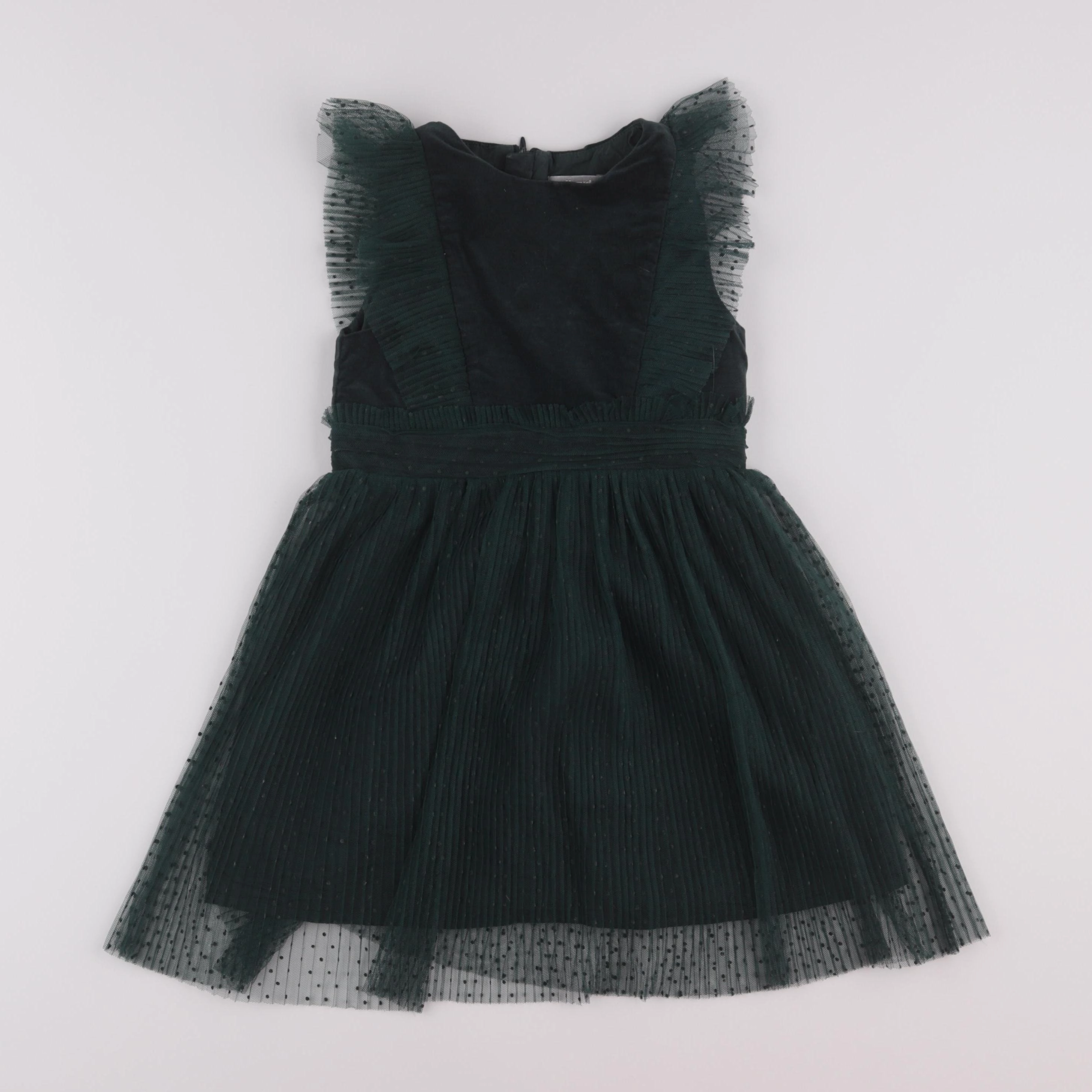 Vertbaudet - robe vert - 5 ans