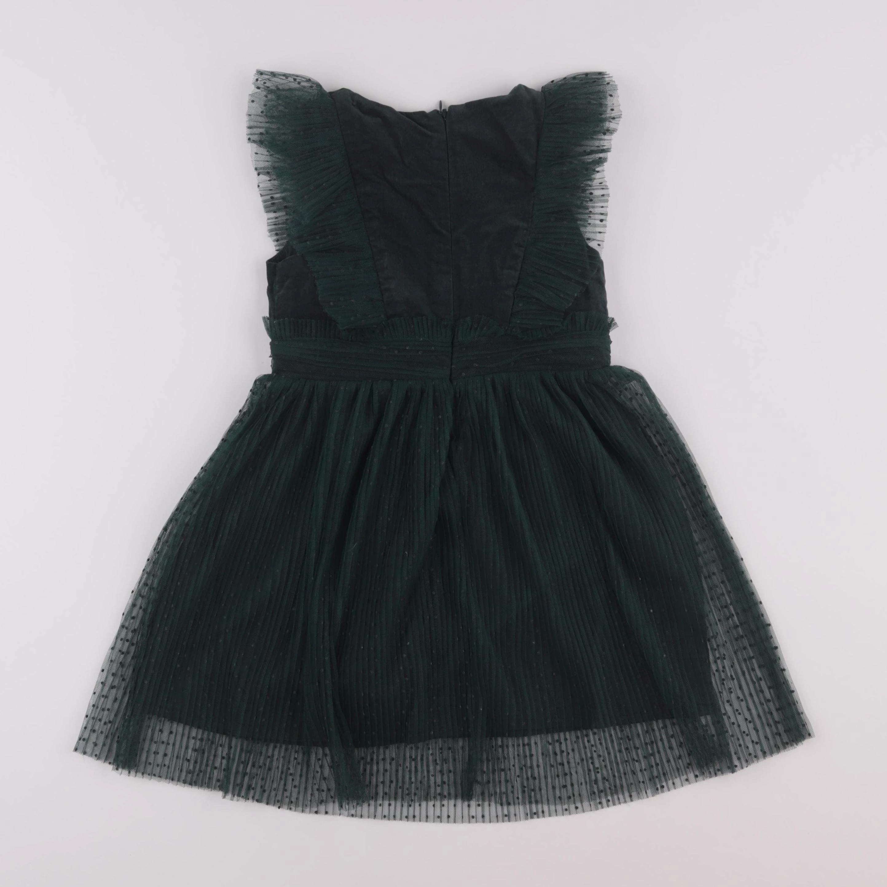 Vertbaudet - robe vert - 5 ans