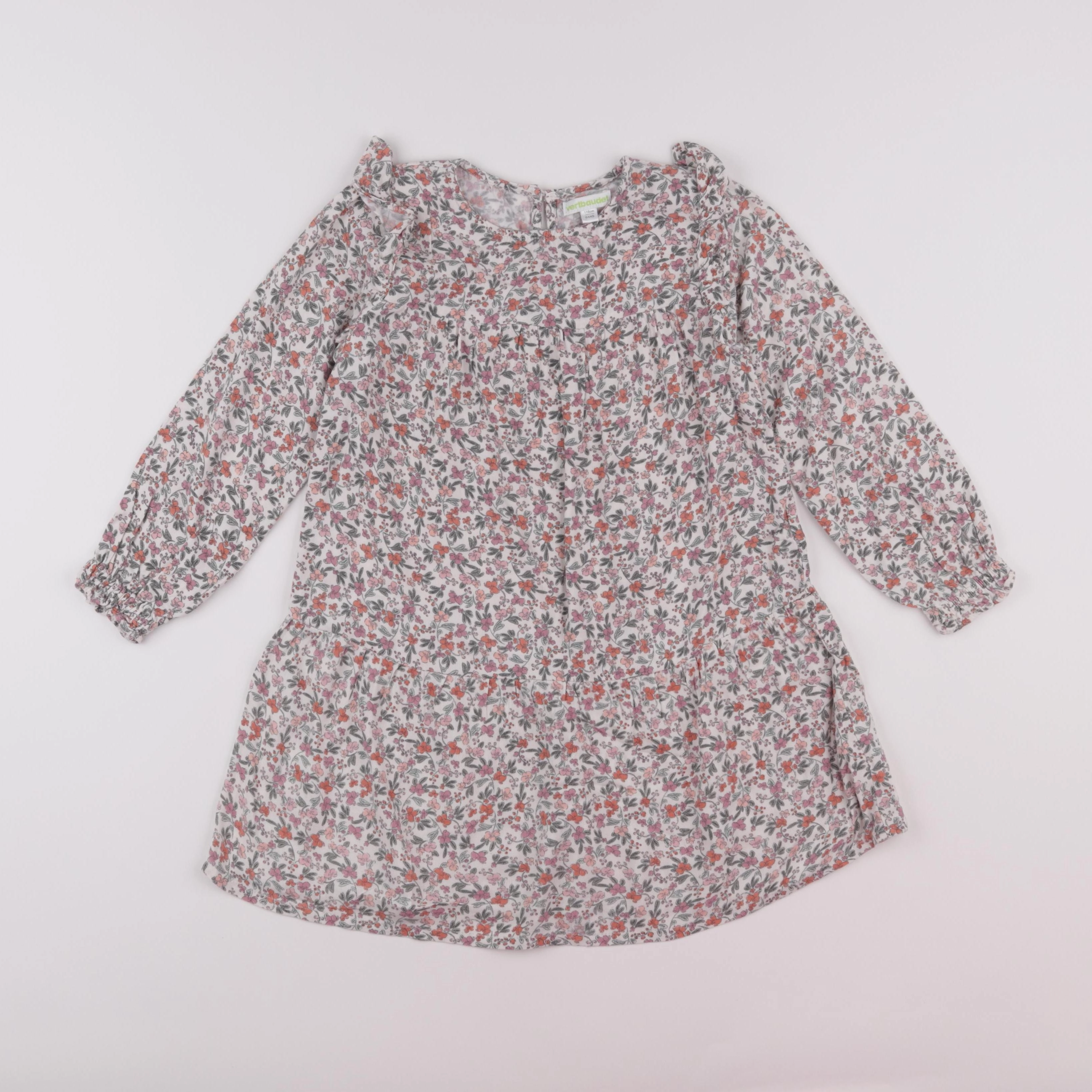 Vertbaudet - robe multicolore - 6 ans