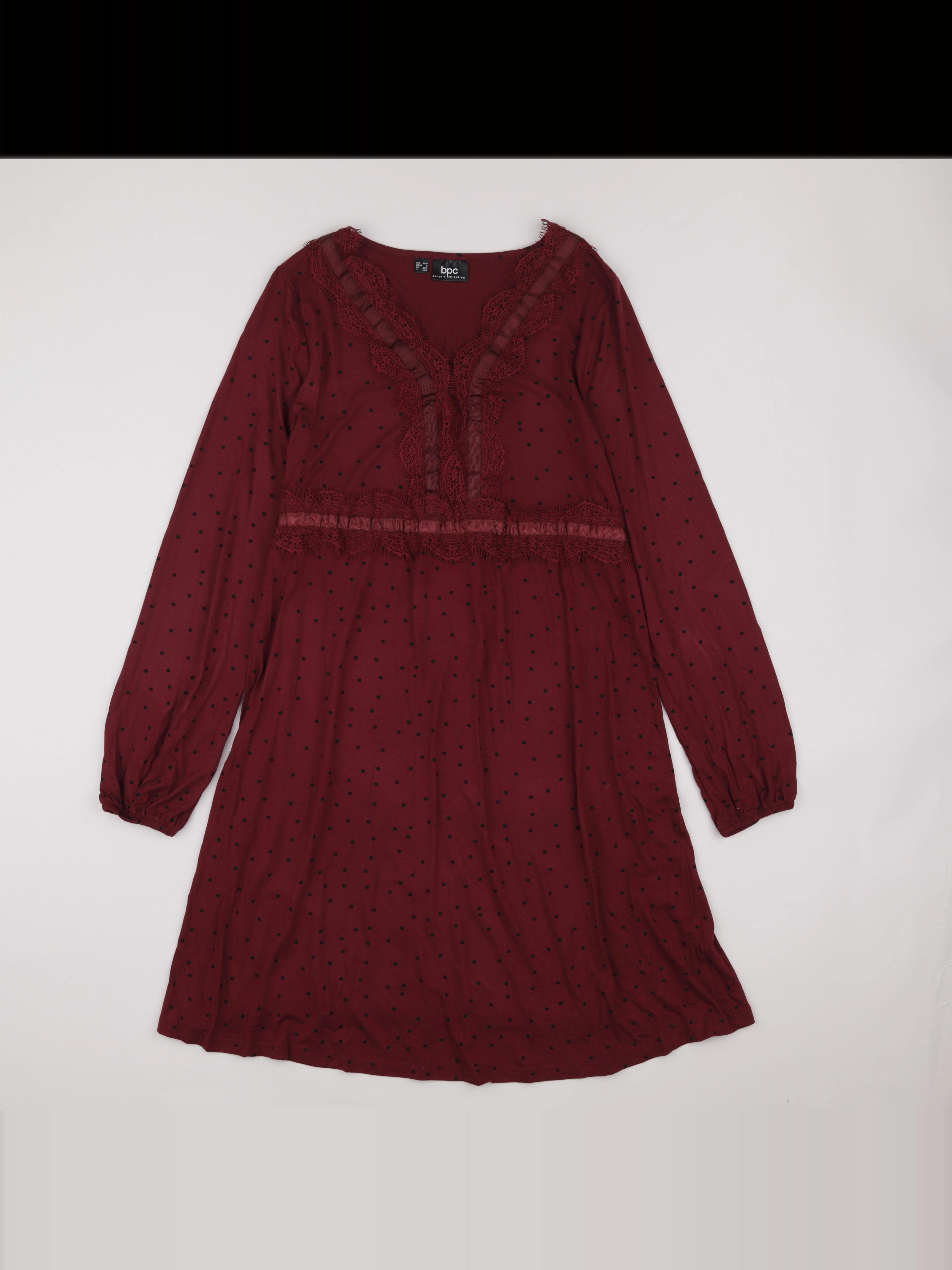 Bonprix - robe grossesse rouge - 36 à 38