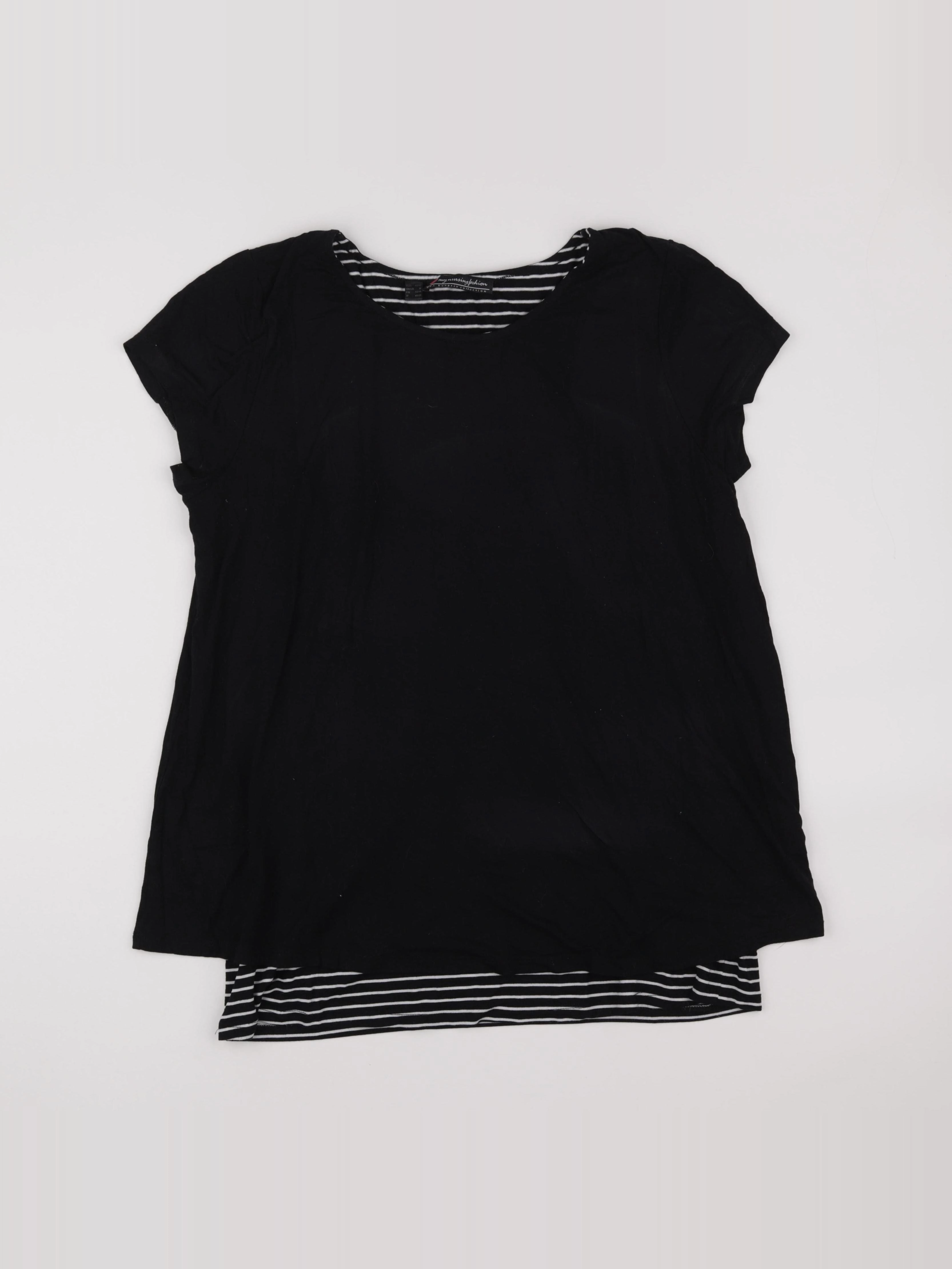 Bonprix - tee-shirt grossesse noir - 40 à 42