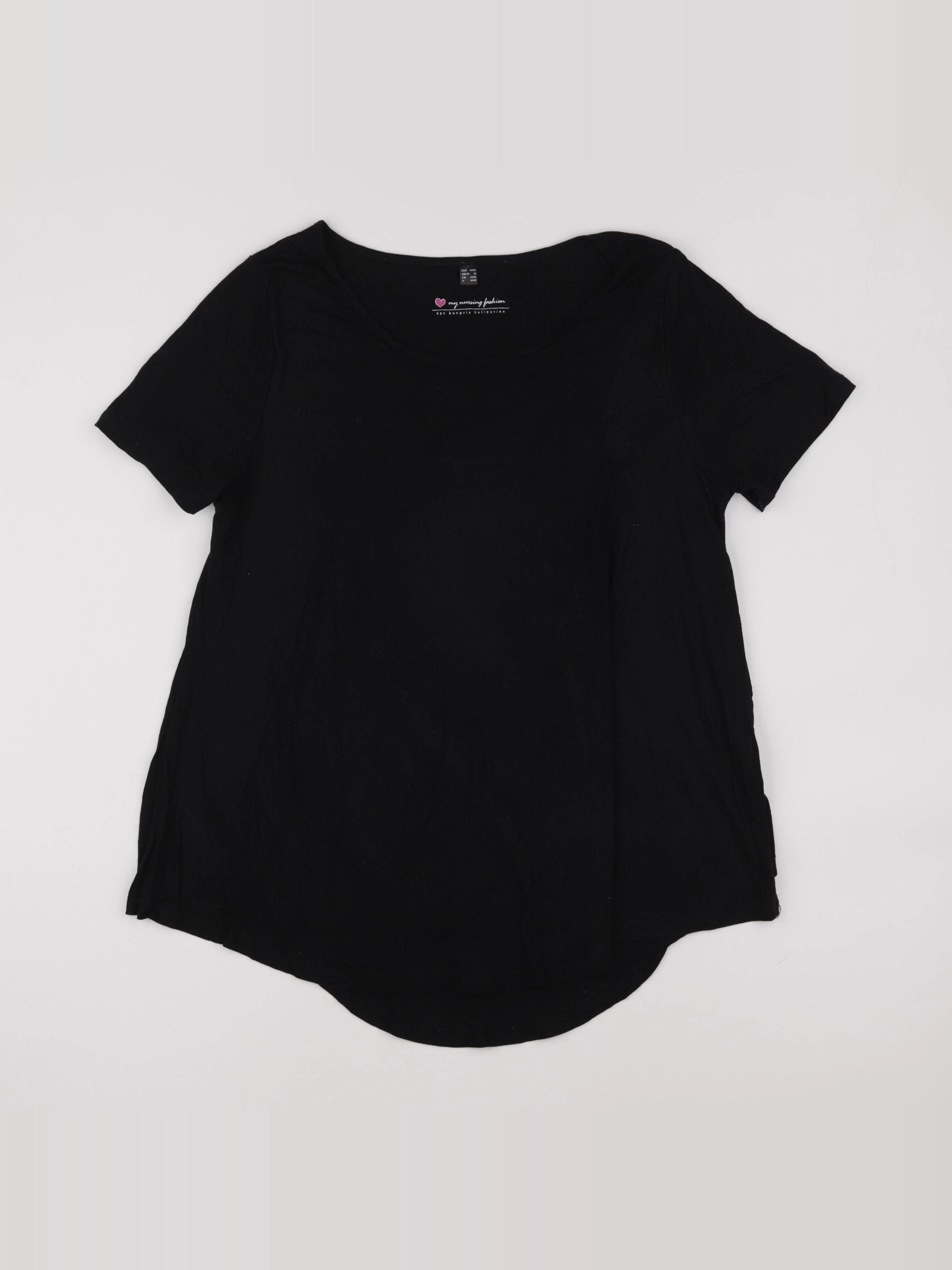 Bonprix - tee-shirt grossesse noir - 40 à 42