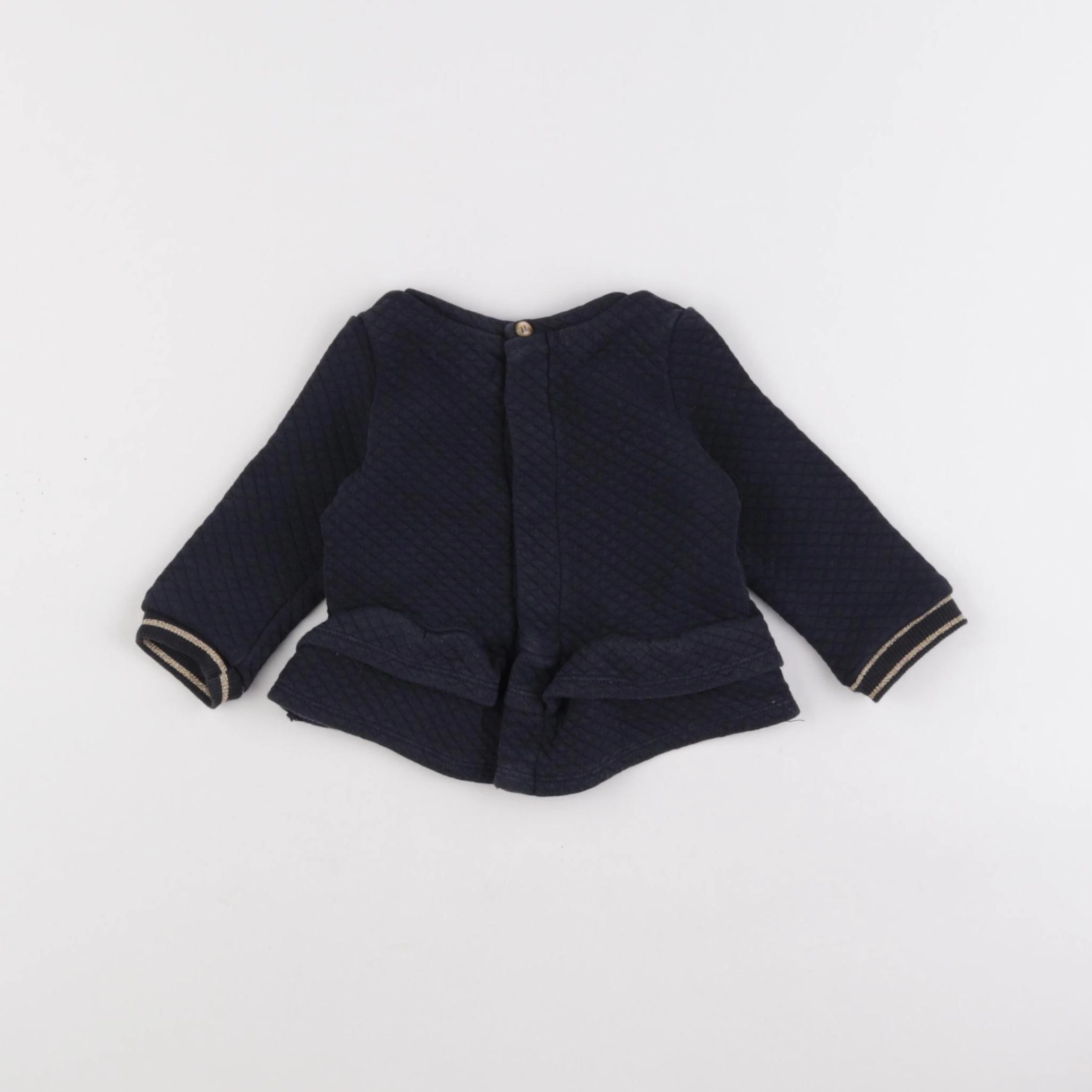 IKKS - sweat bleu - 3 mois