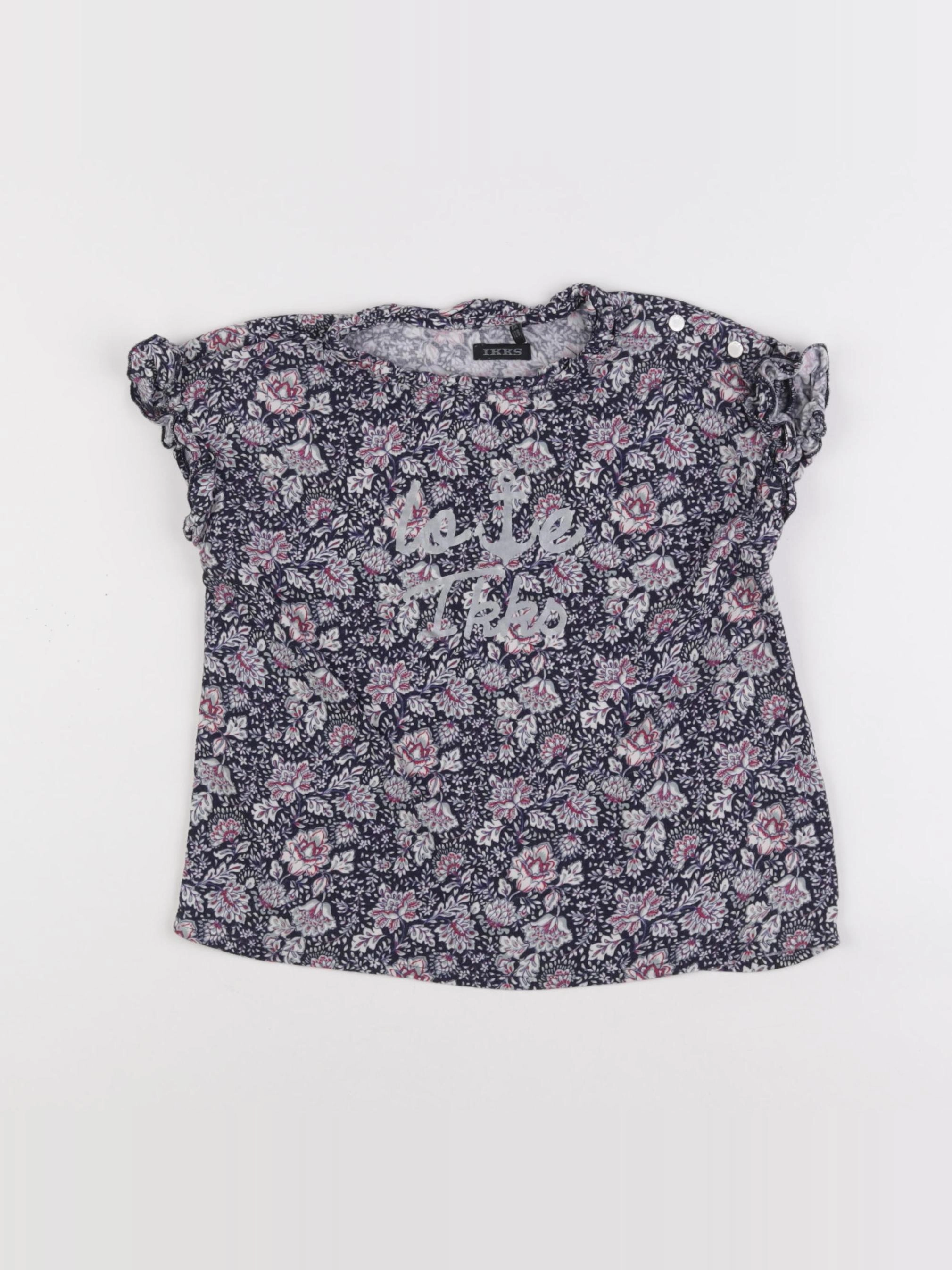IKKS - tee-shirt multicolore - 8 ans