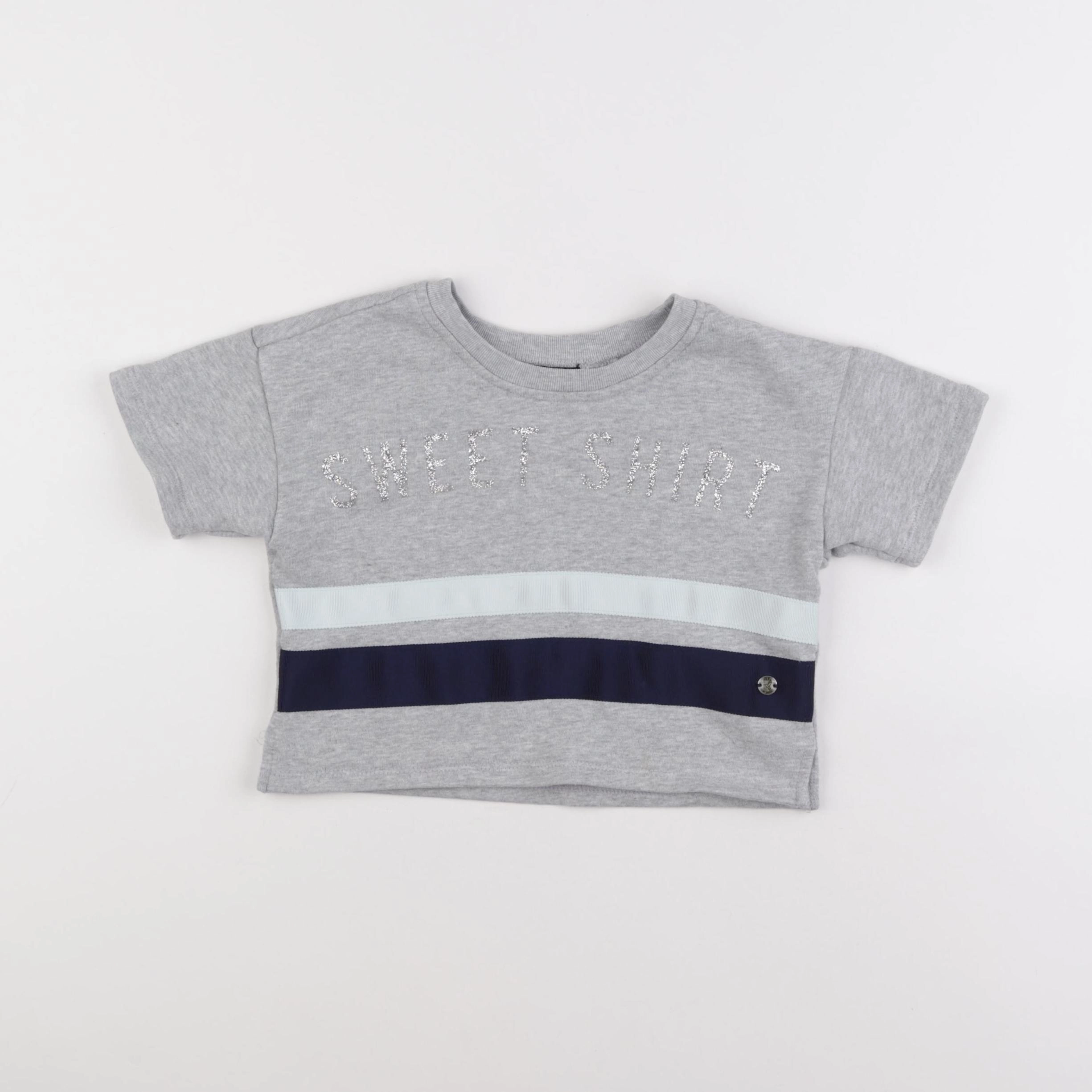 IKKS - sweat gris - 5 ans