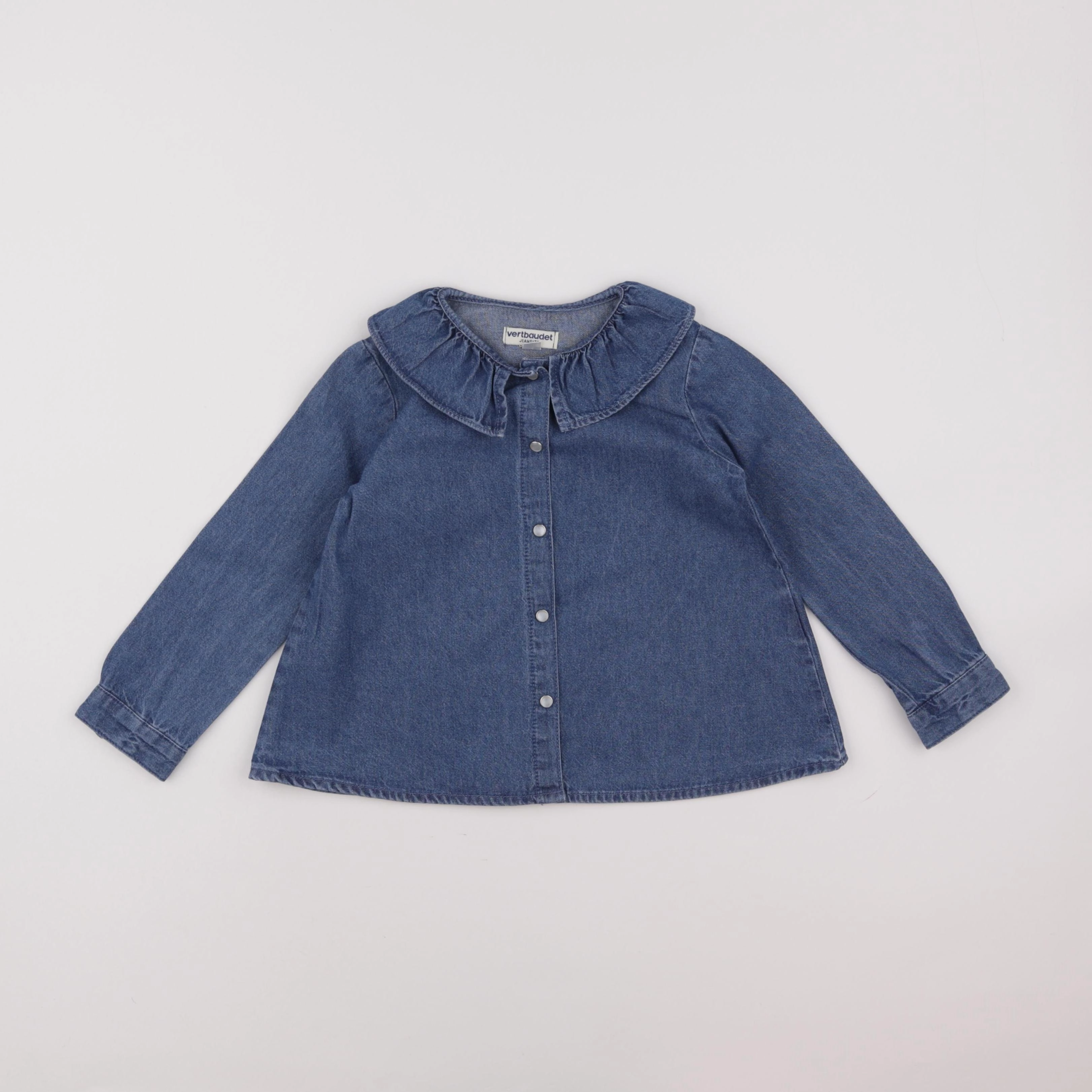 Vertbaudet - chemise bleu - 4 ans