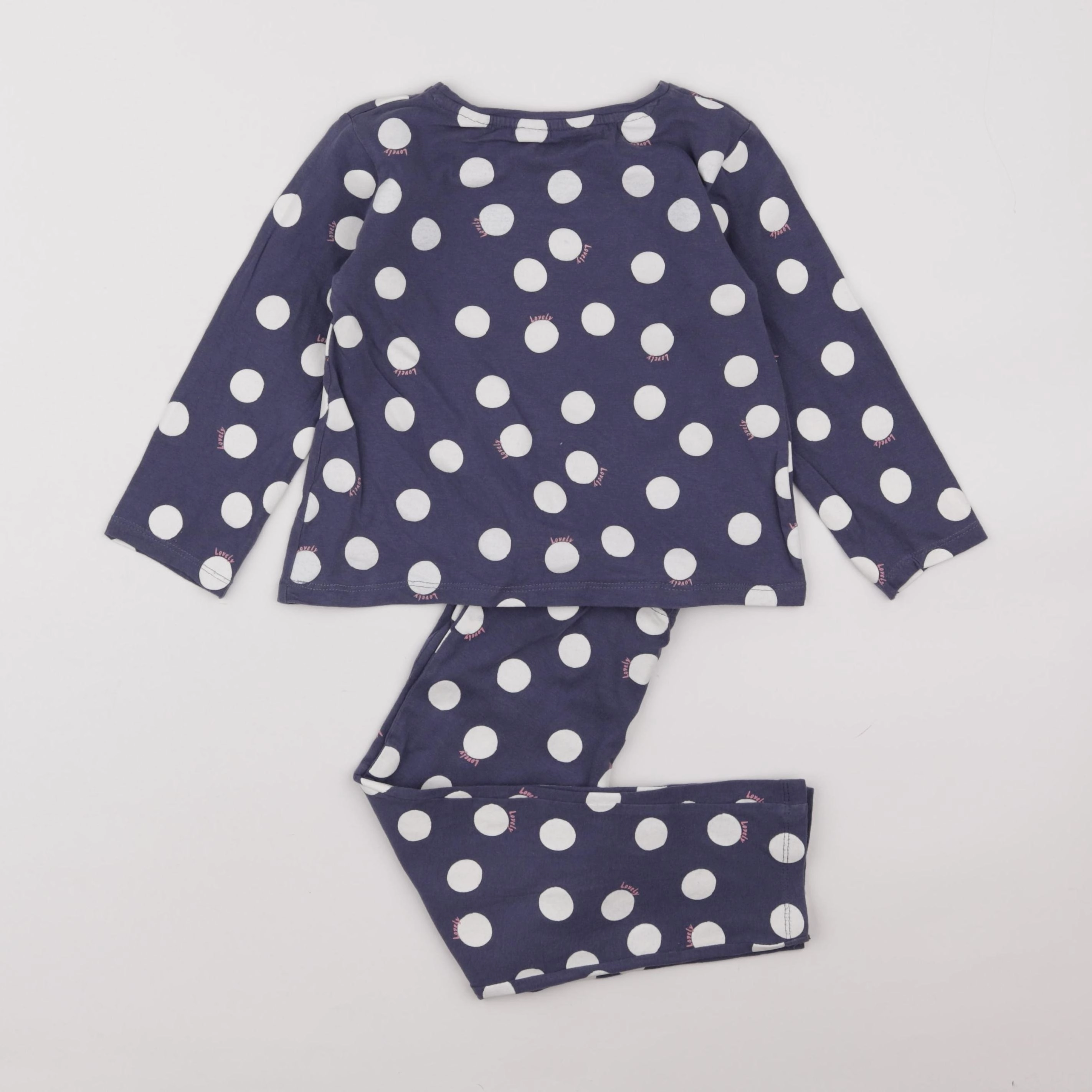 Vertbaudet - pyjama coton multicolore - 4 ans