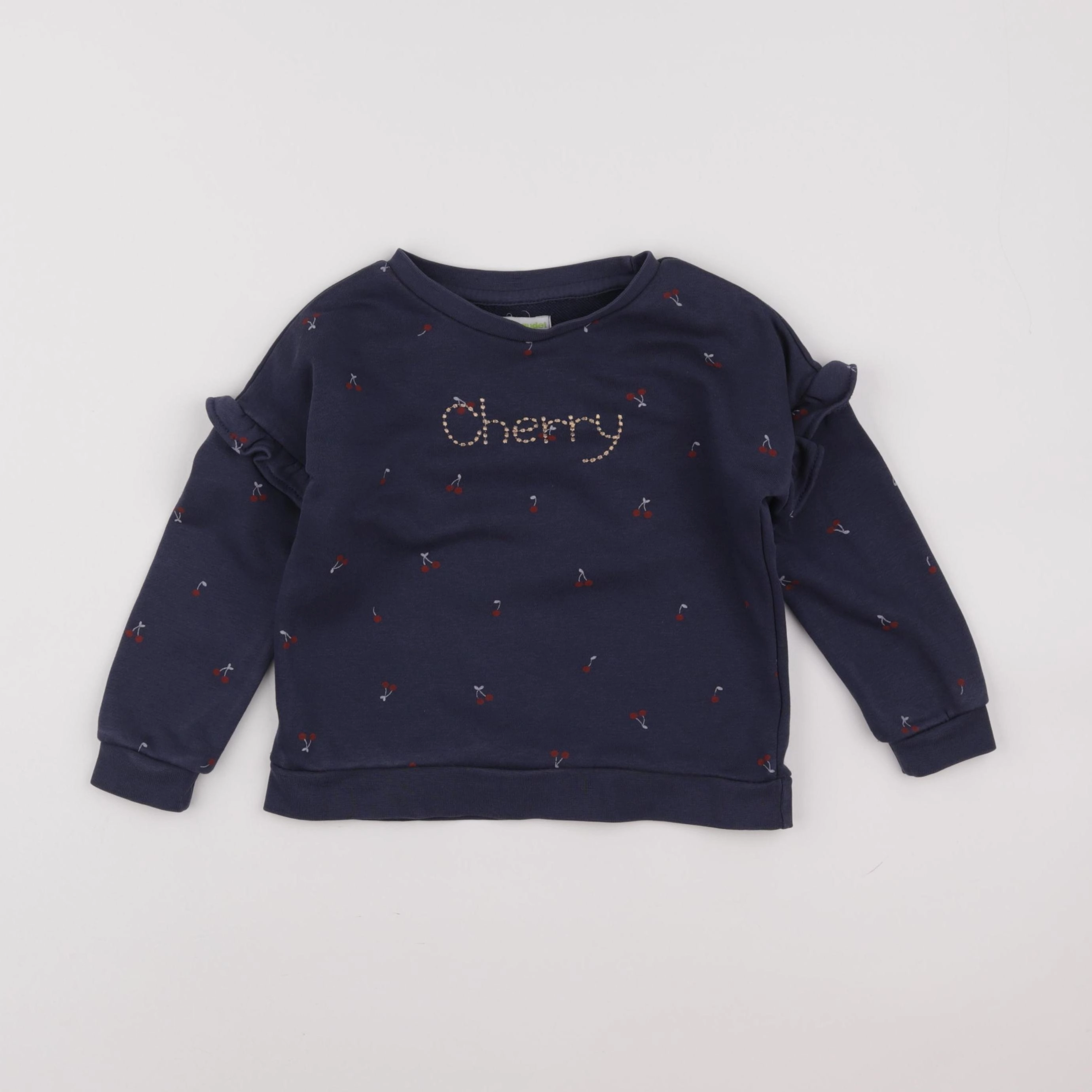 Vertbaudet - sweat bleu - 4 ans