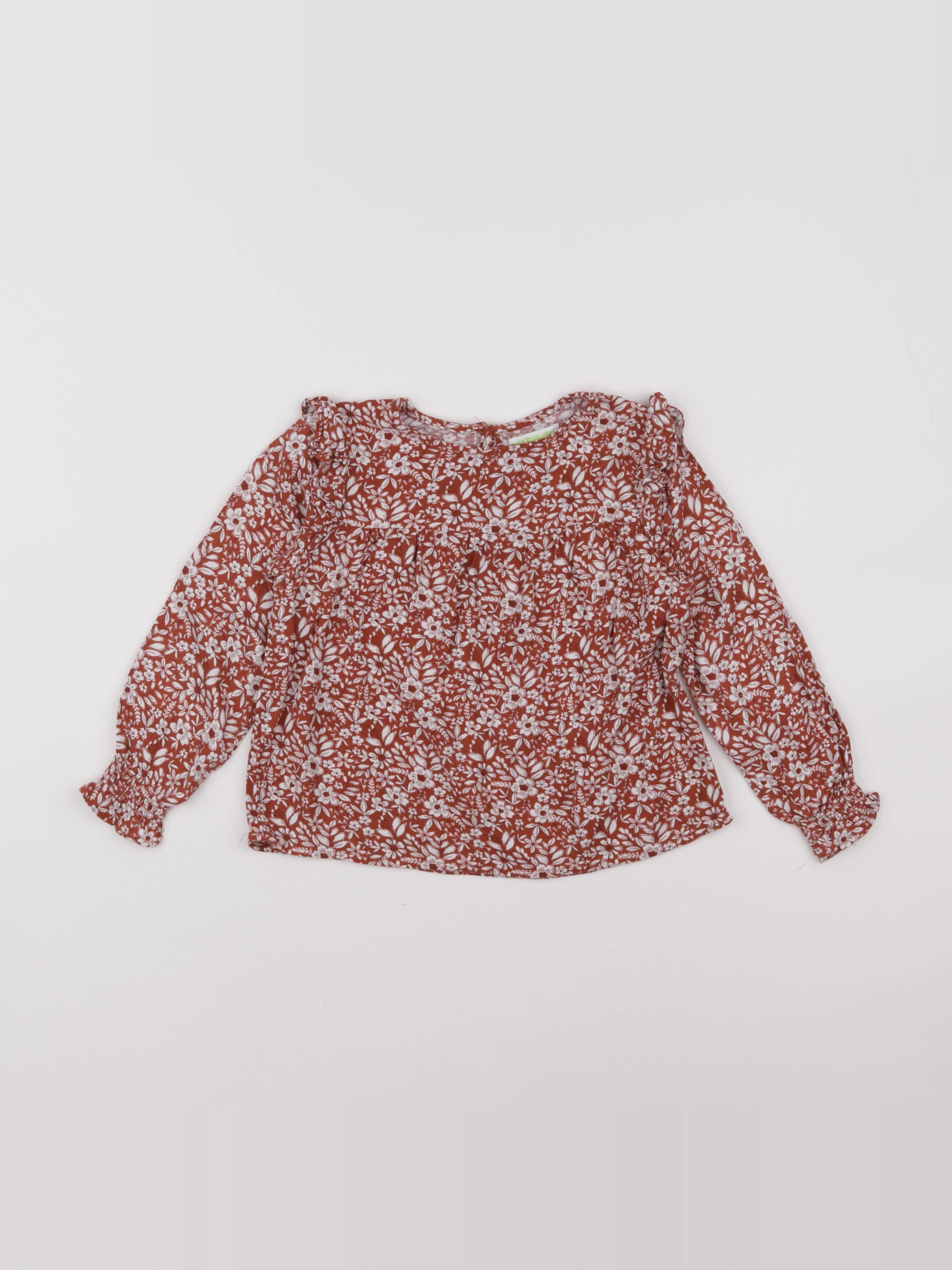 Vertbaudet - blouse multicolore - 4 ans