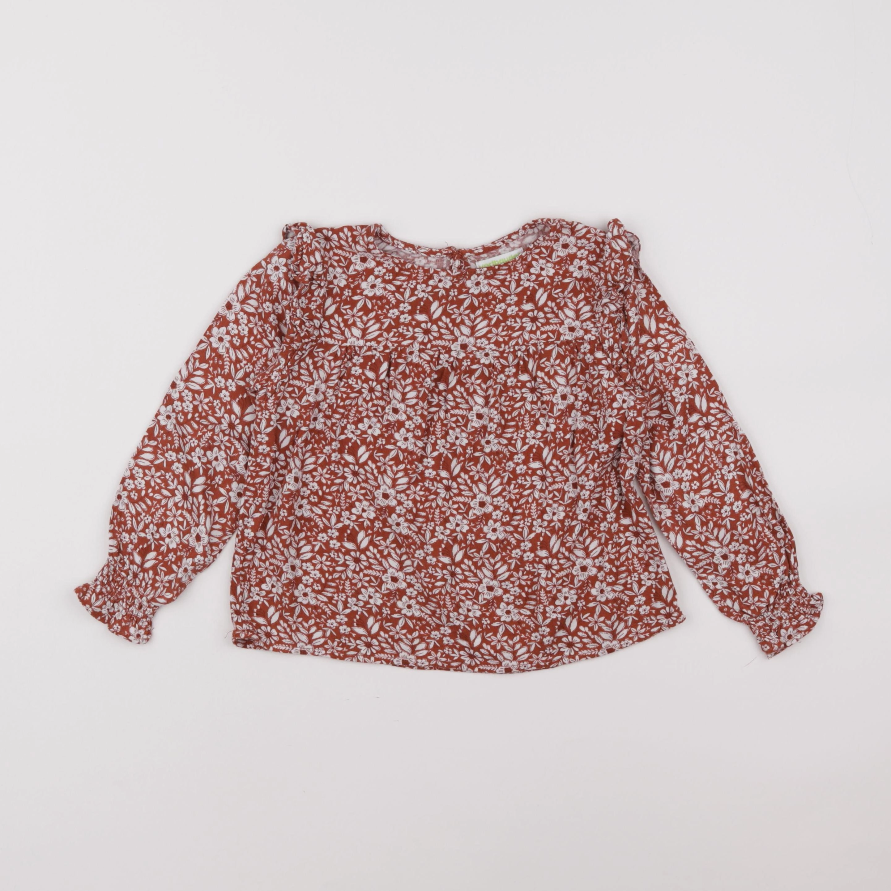 Vertbaudet - blouse multicolore - 4 ans