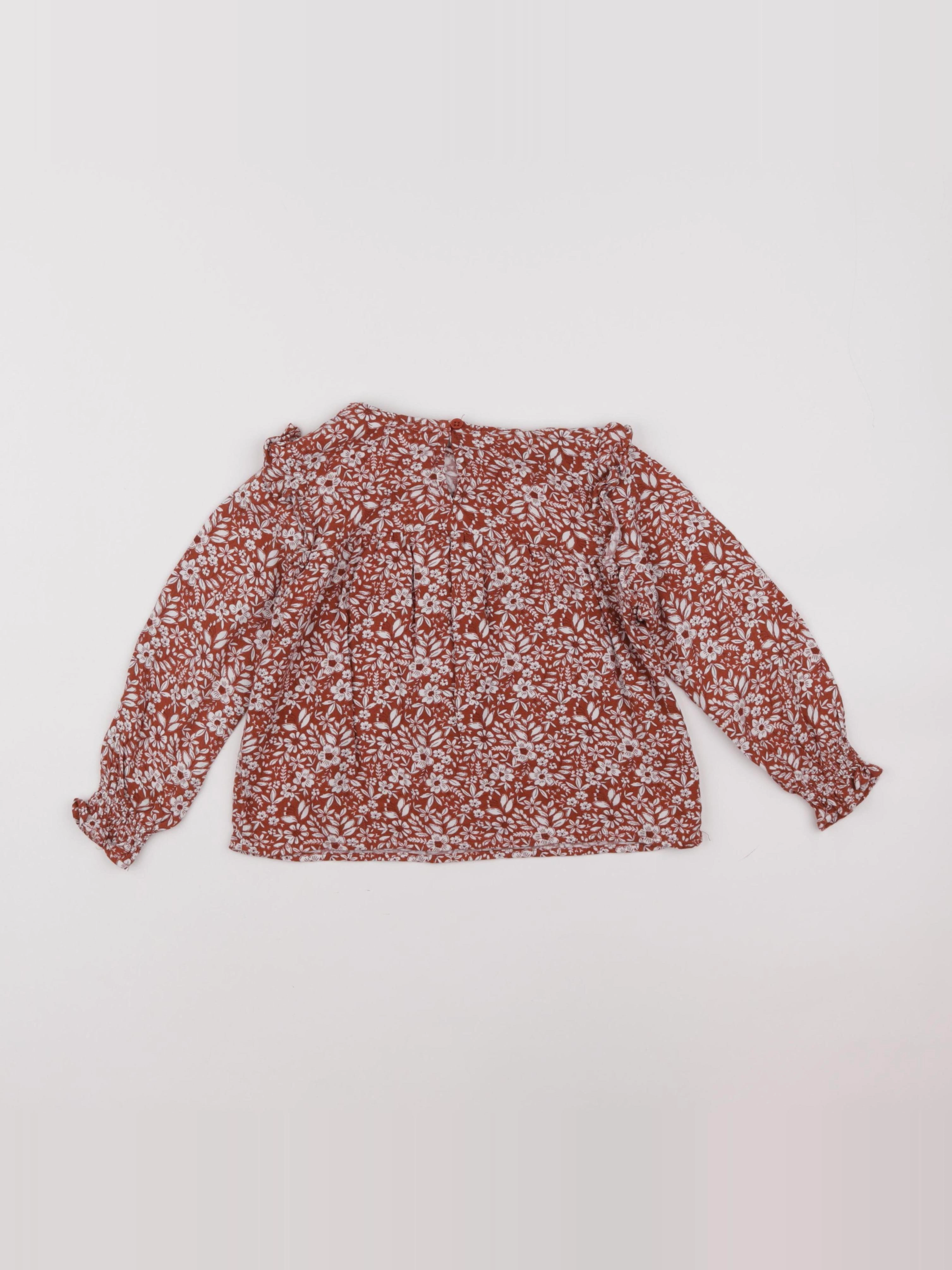 Vertbaudet - blouse multicolore - 4 ans