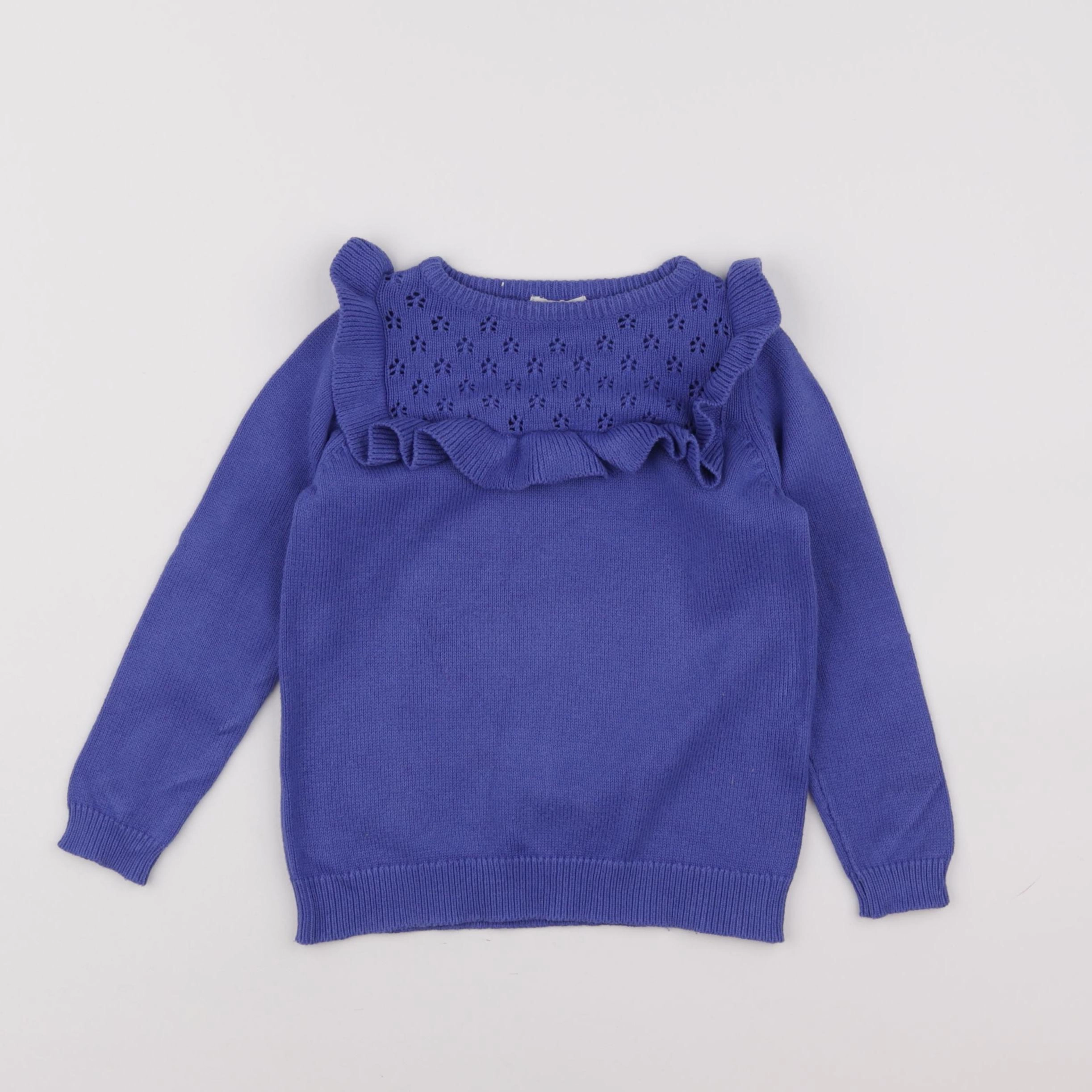 Vertbaudet - pull bleu - 4 ans