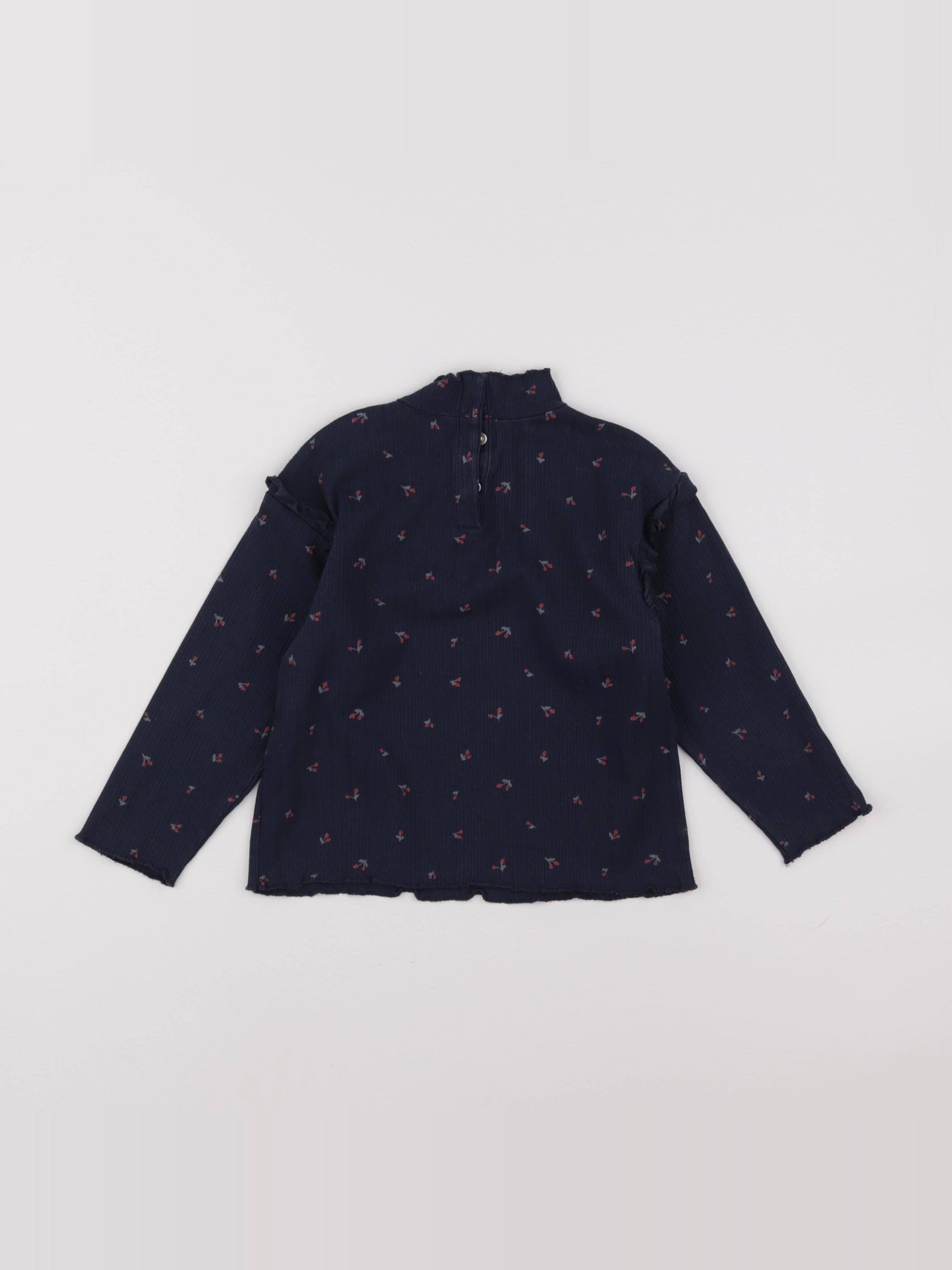 Vertbaudet - sous-pull bleu - 4 ans