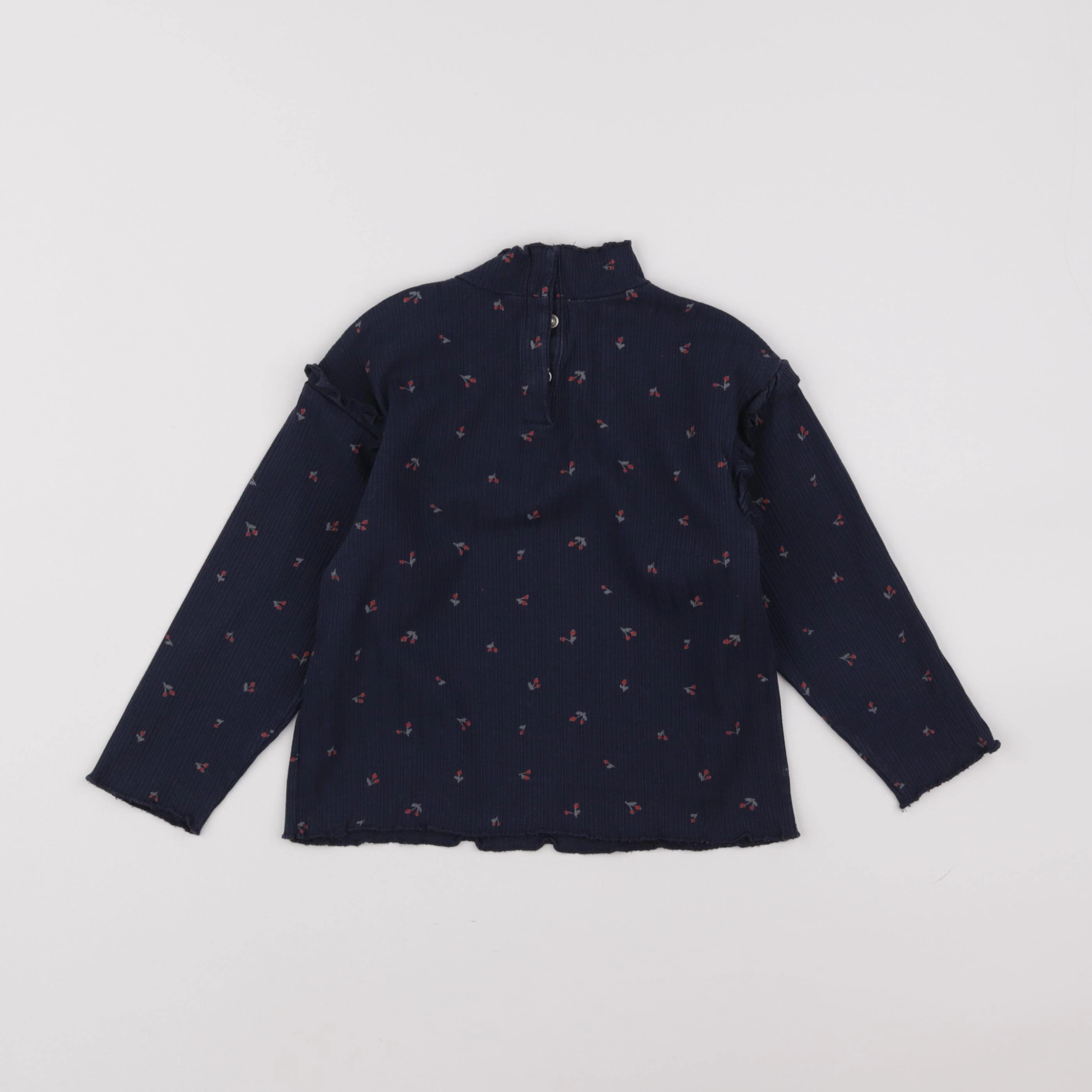 Vertbaudet - sous-pull bleu - 4 ans