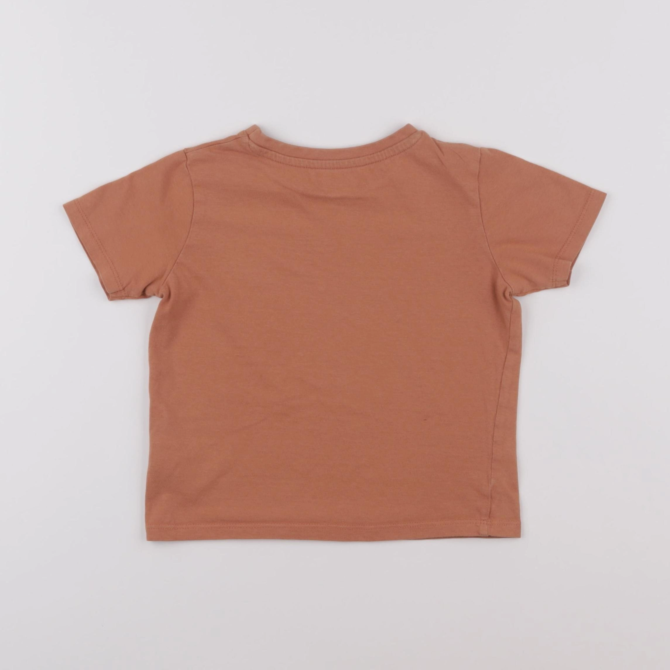 Vertbaudet - tee-shirt orange - 4 ans