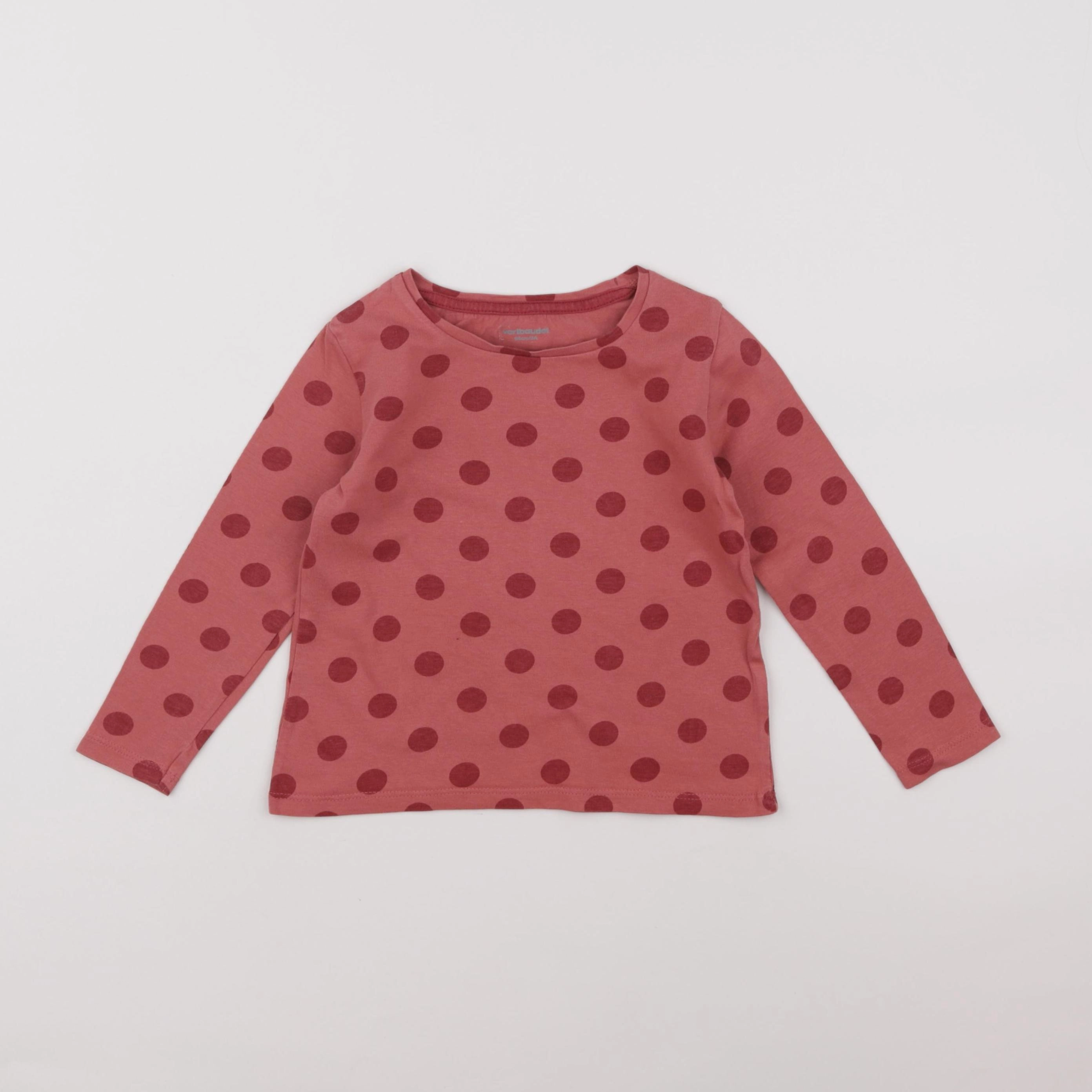 Vertbaudet - tee-shirt rose - 3 ans