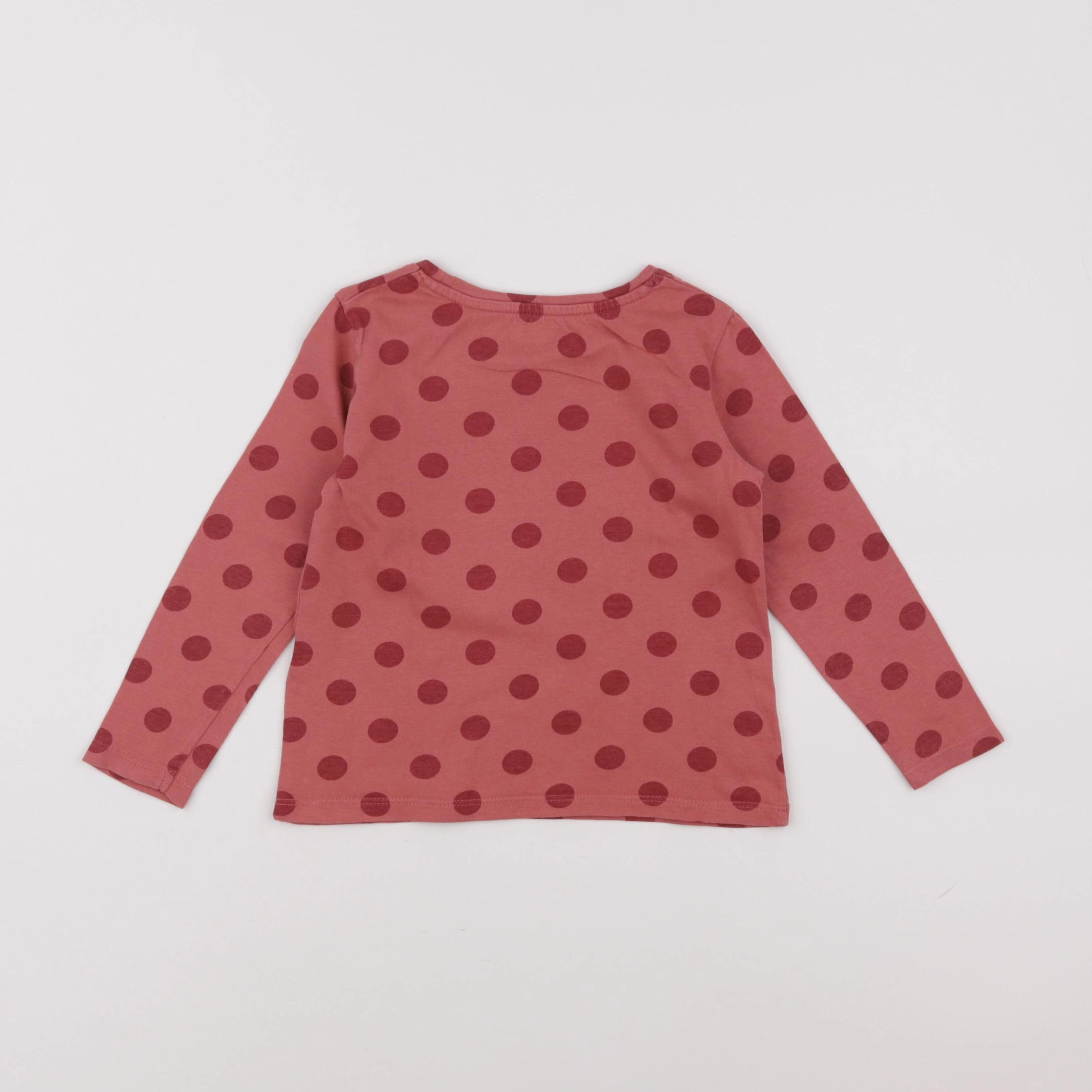 Vertbaudet - tee-shirt rose - 3 ans