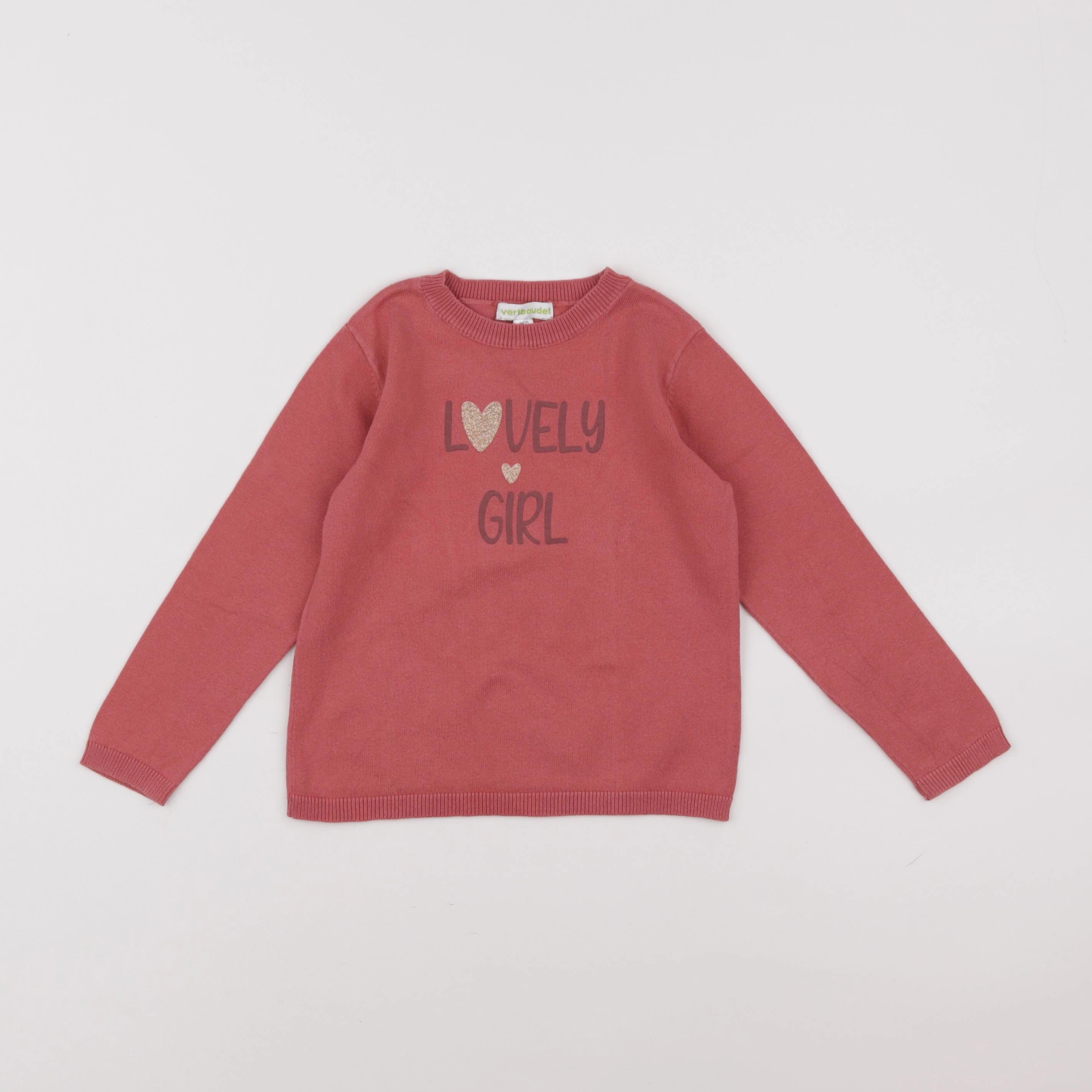 Vertbaudet - pull rose - 3 ans