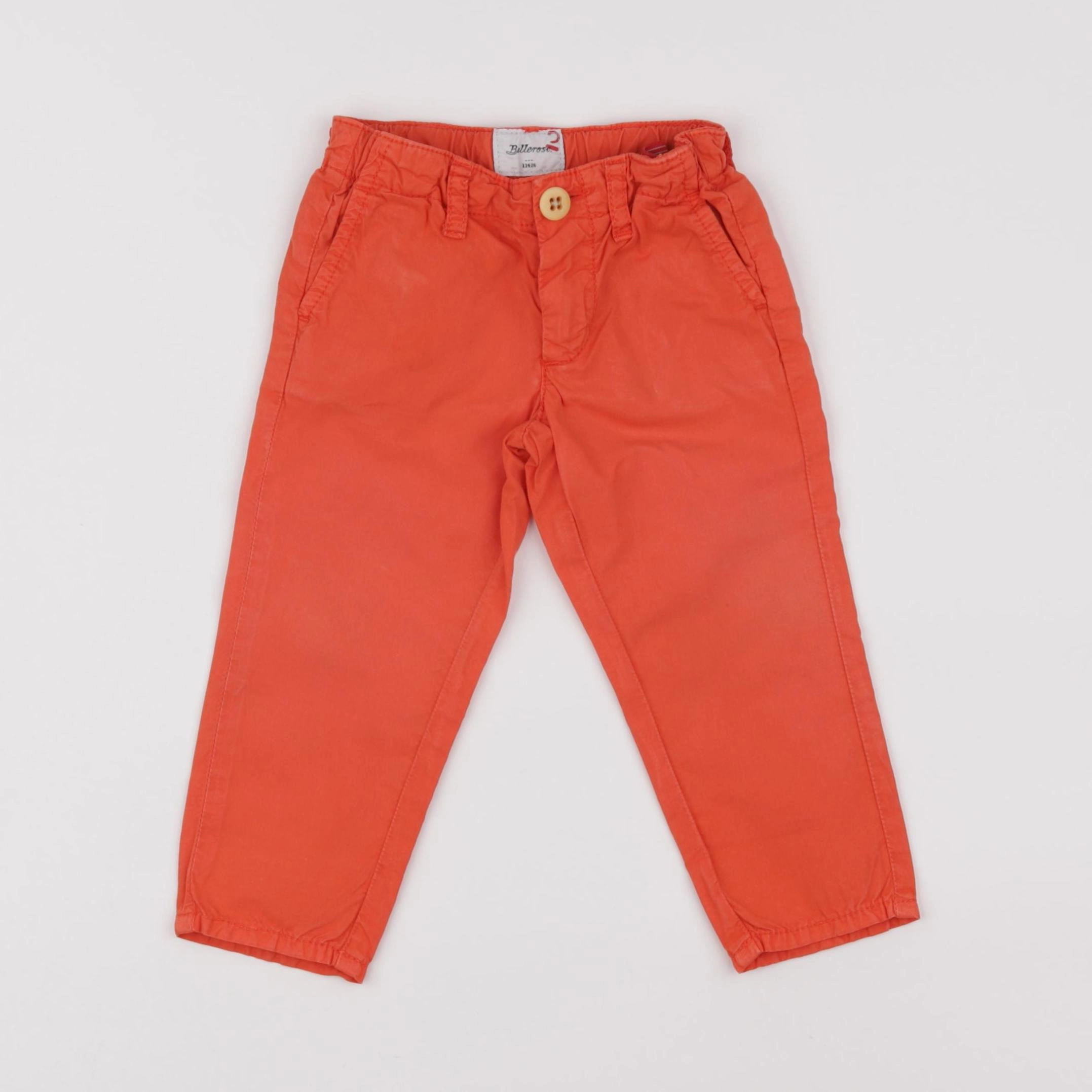 Bellerose - pantalon orange - 2 ans