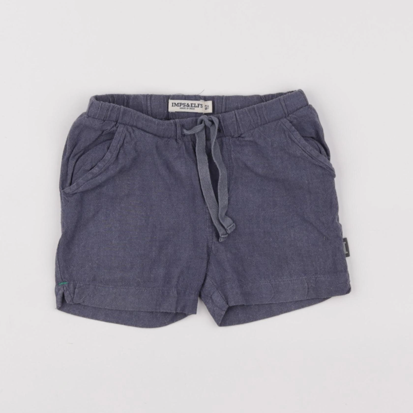 Imps & Elfs - short bleu - 2 ans