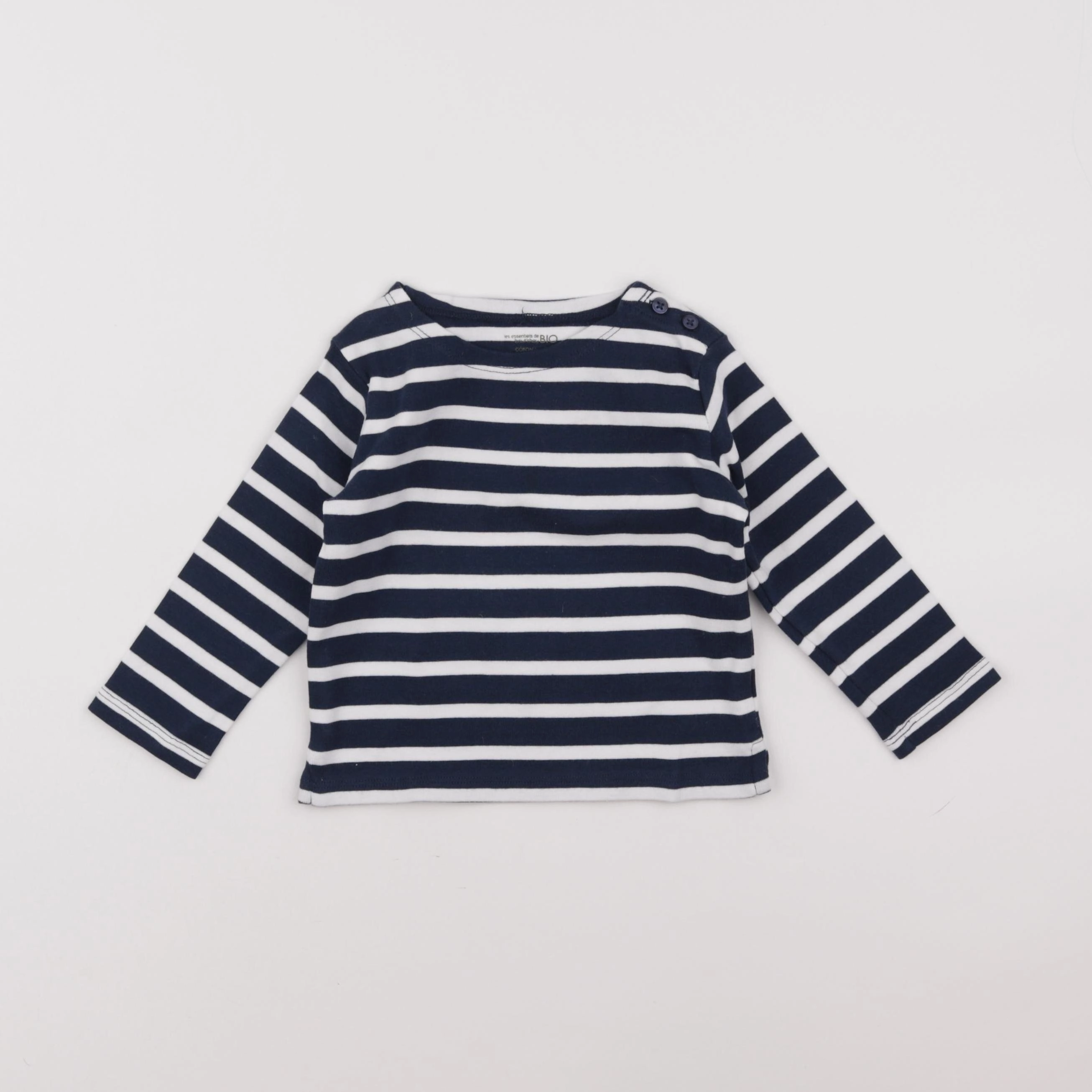 Boutchou - tee-shirt bleu - 18 mois