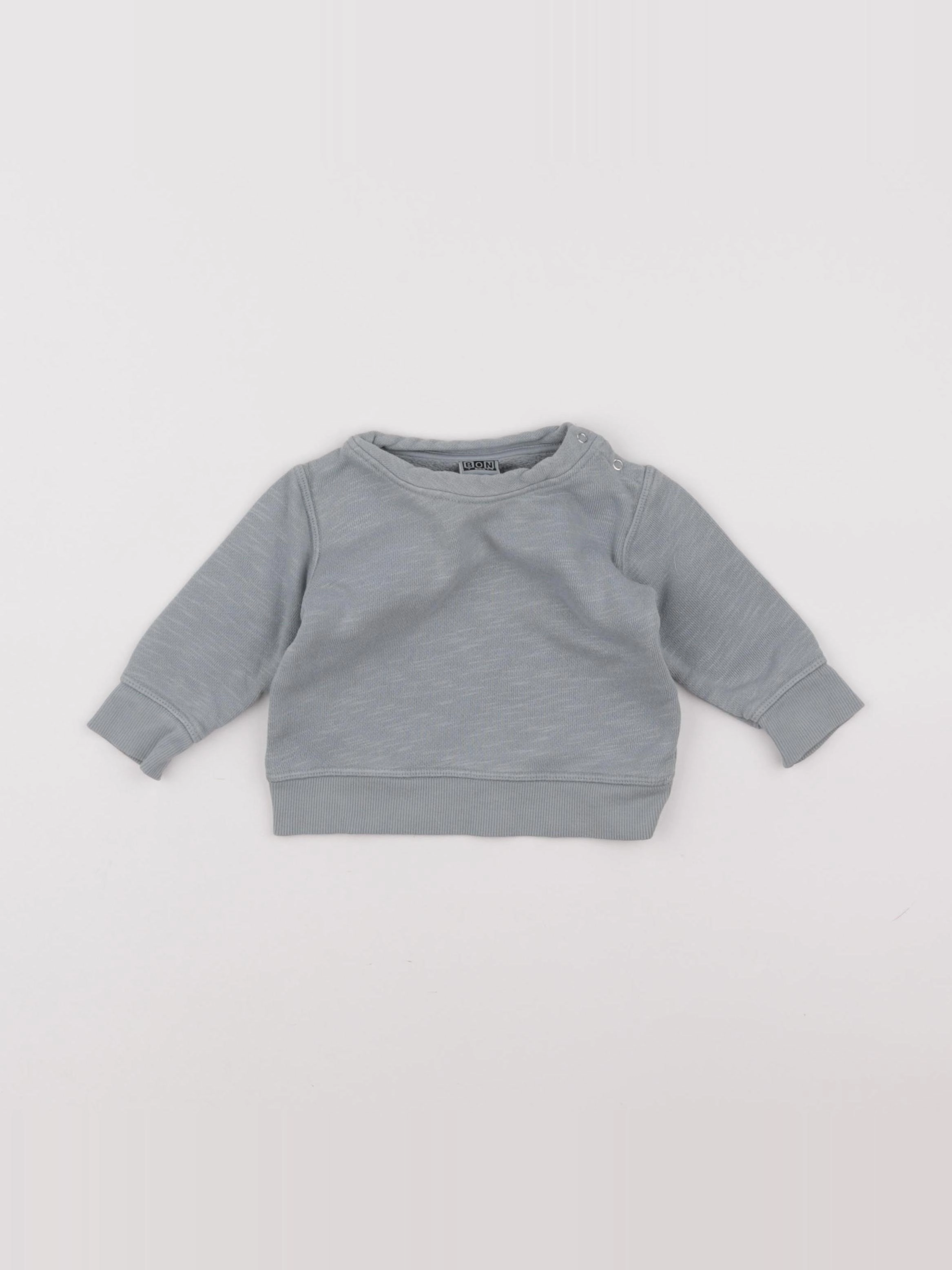 Bonton - sweat vert - 6 mois