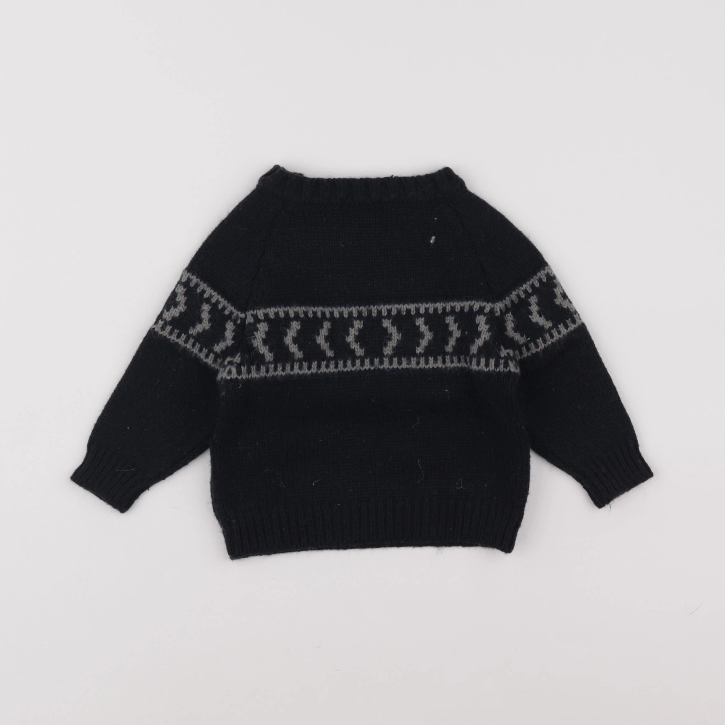 1+ In the family - pull bleu - 12 mois