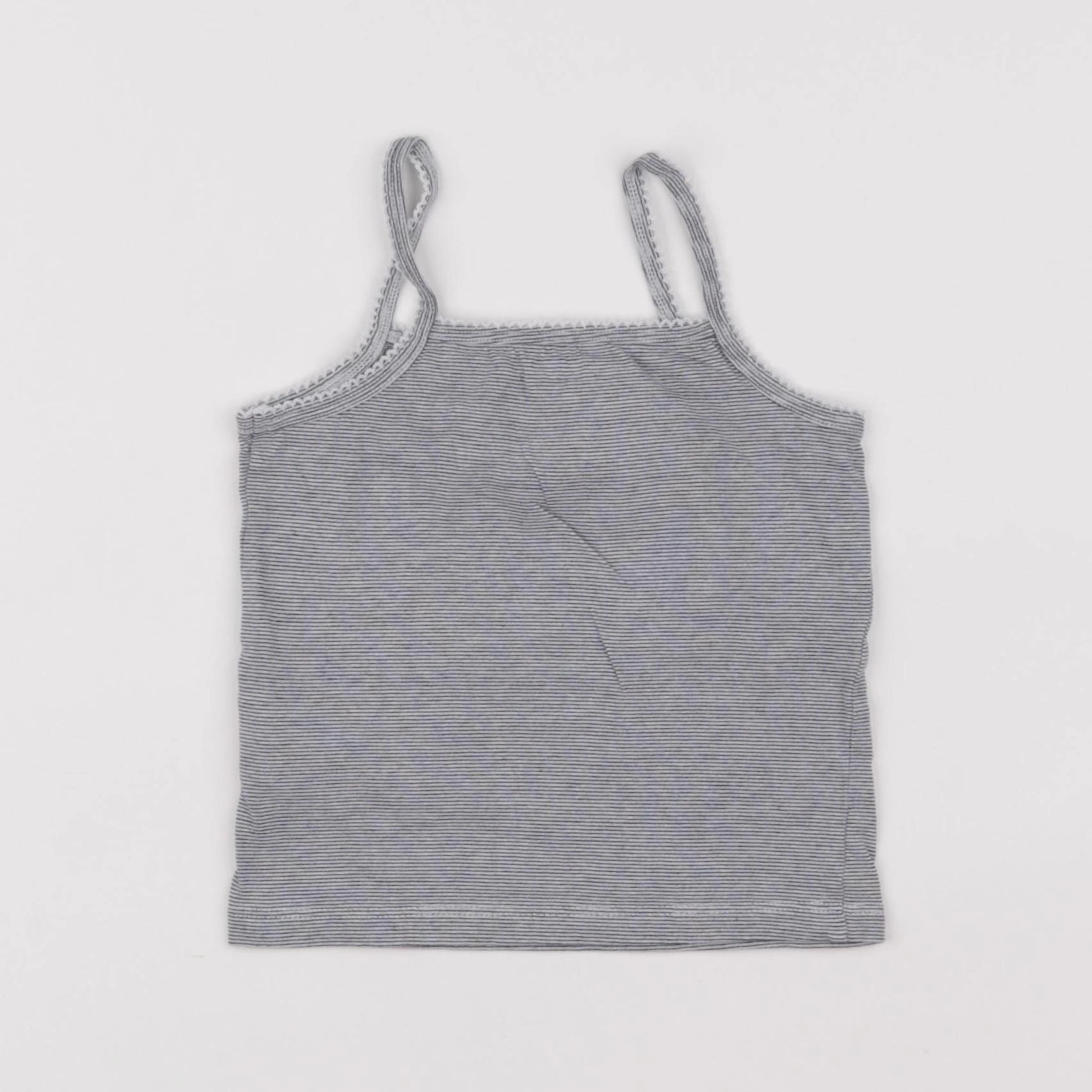 Vertbaudet - maillot de corps bleu - 2 ans