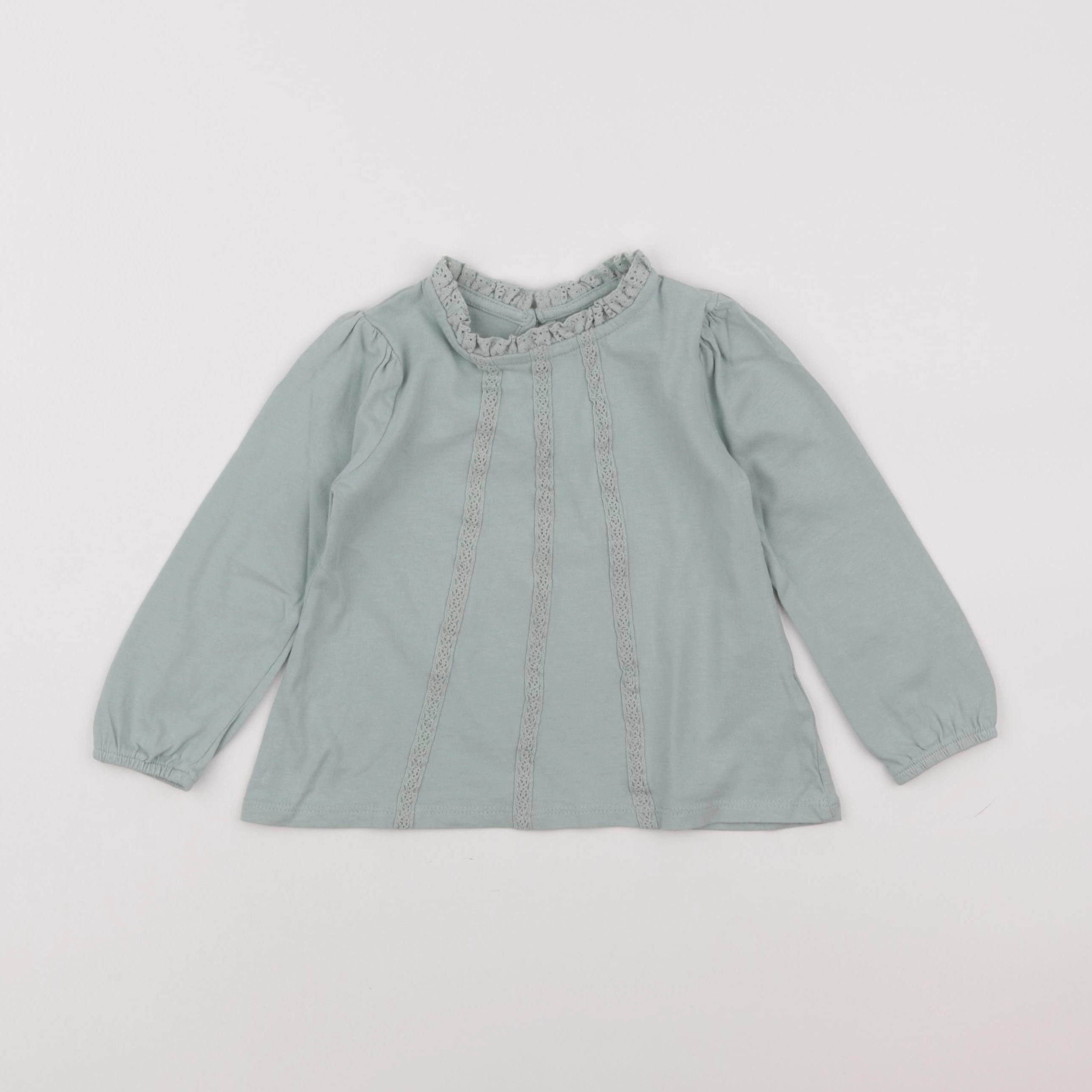 Vertbaudet - tee-shirt vert - 2 ans