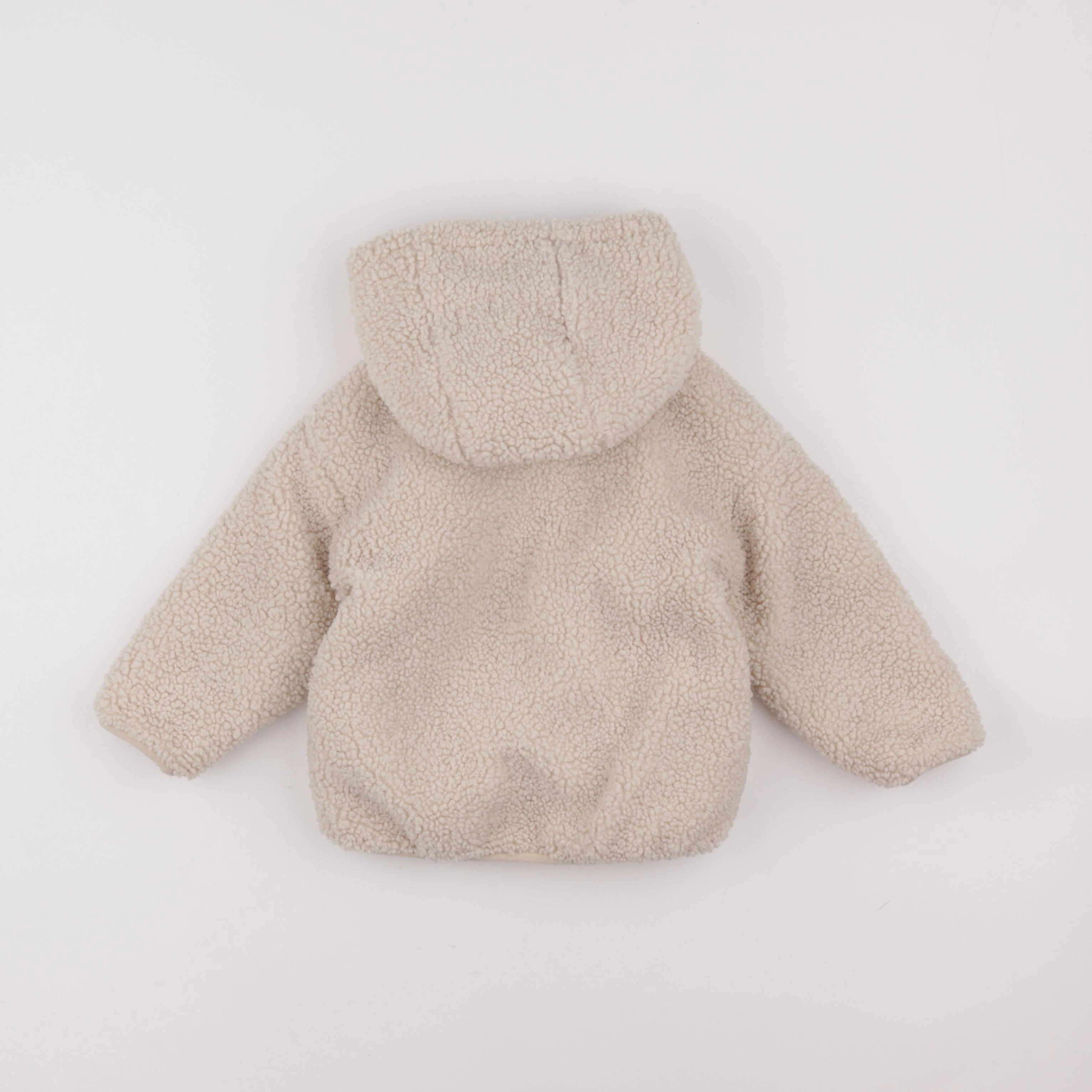 Vertbaudet - veste doublé beige - 18 mois