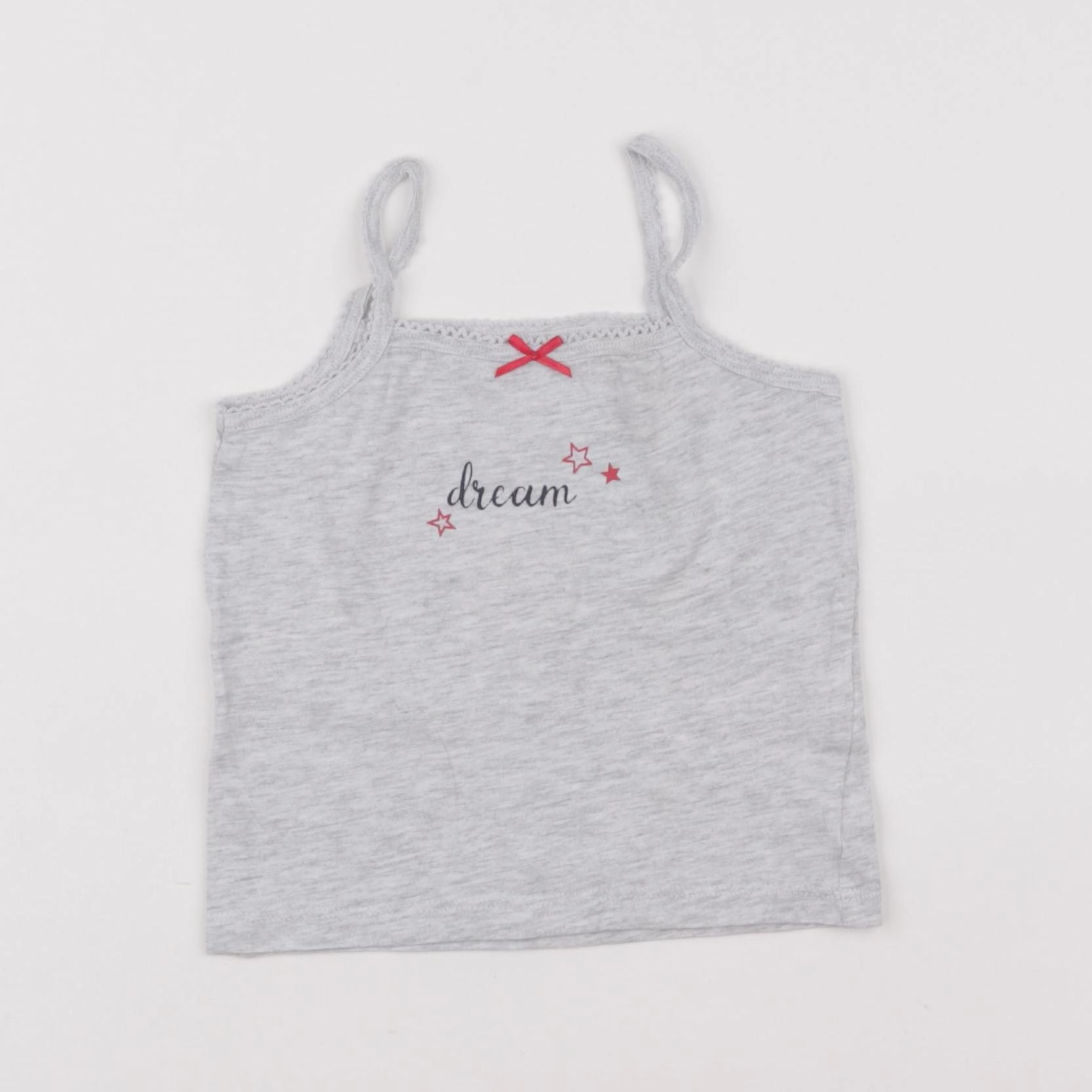 Vertbaudet - maillot de corps gris - 2 ans