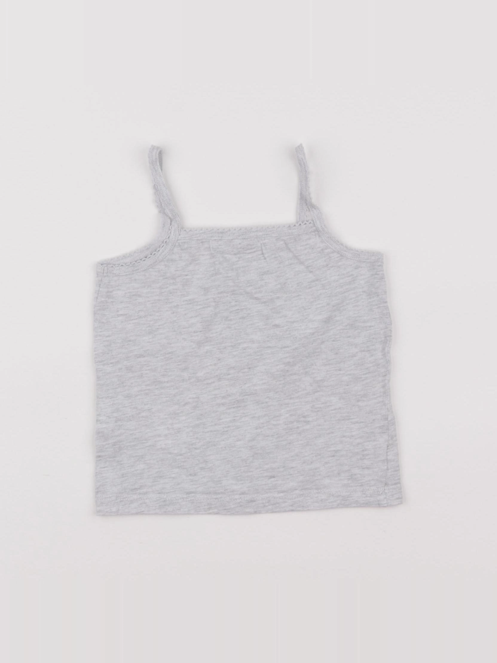 Vertbaudet - maillot de corps gris - 2 ans