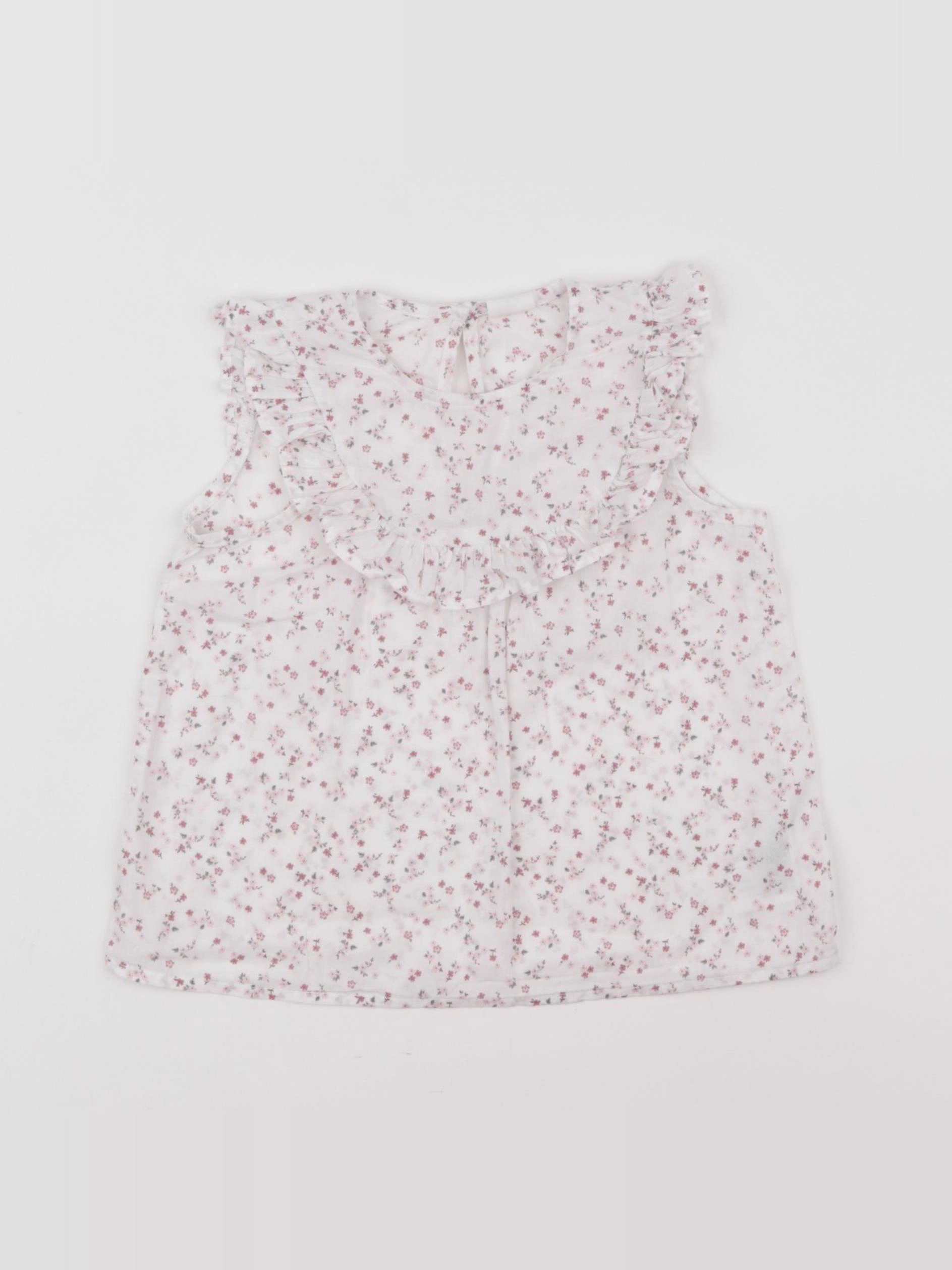 H&M - blouse rose - 12/18 mois