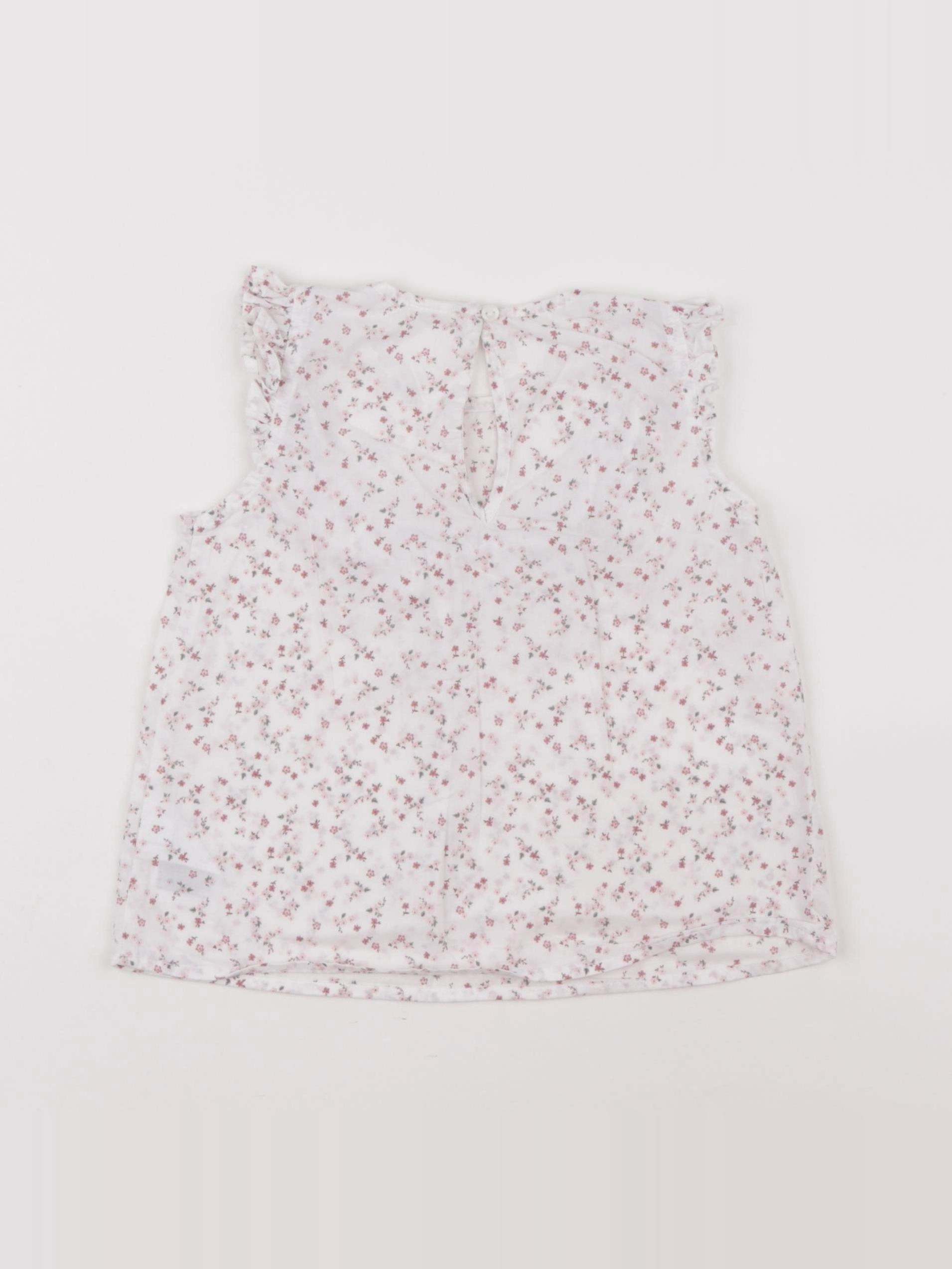 H&M - blouse rose - 12/18 mois