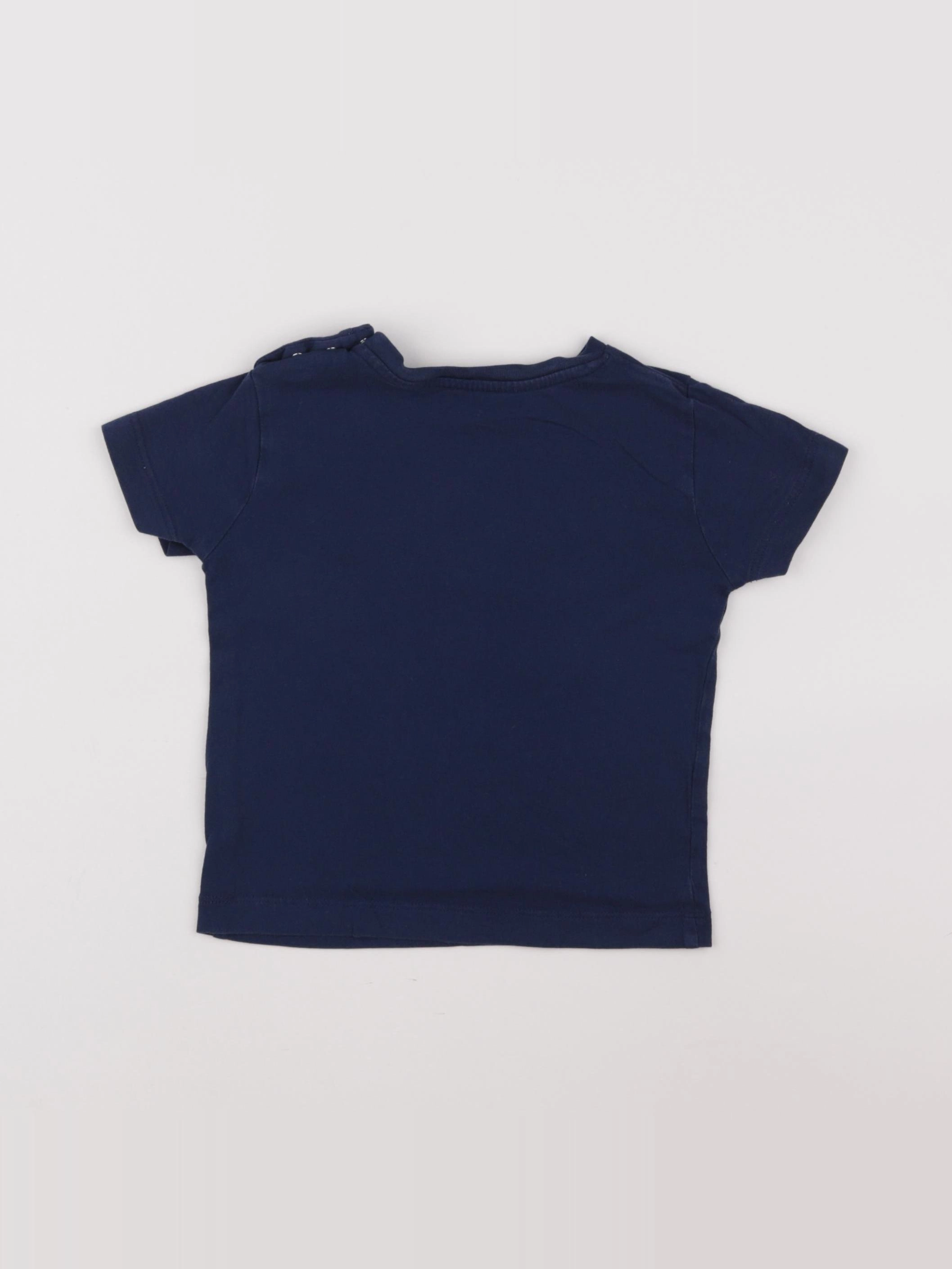 Boutchou - tee-shirt bleu - 24 mois