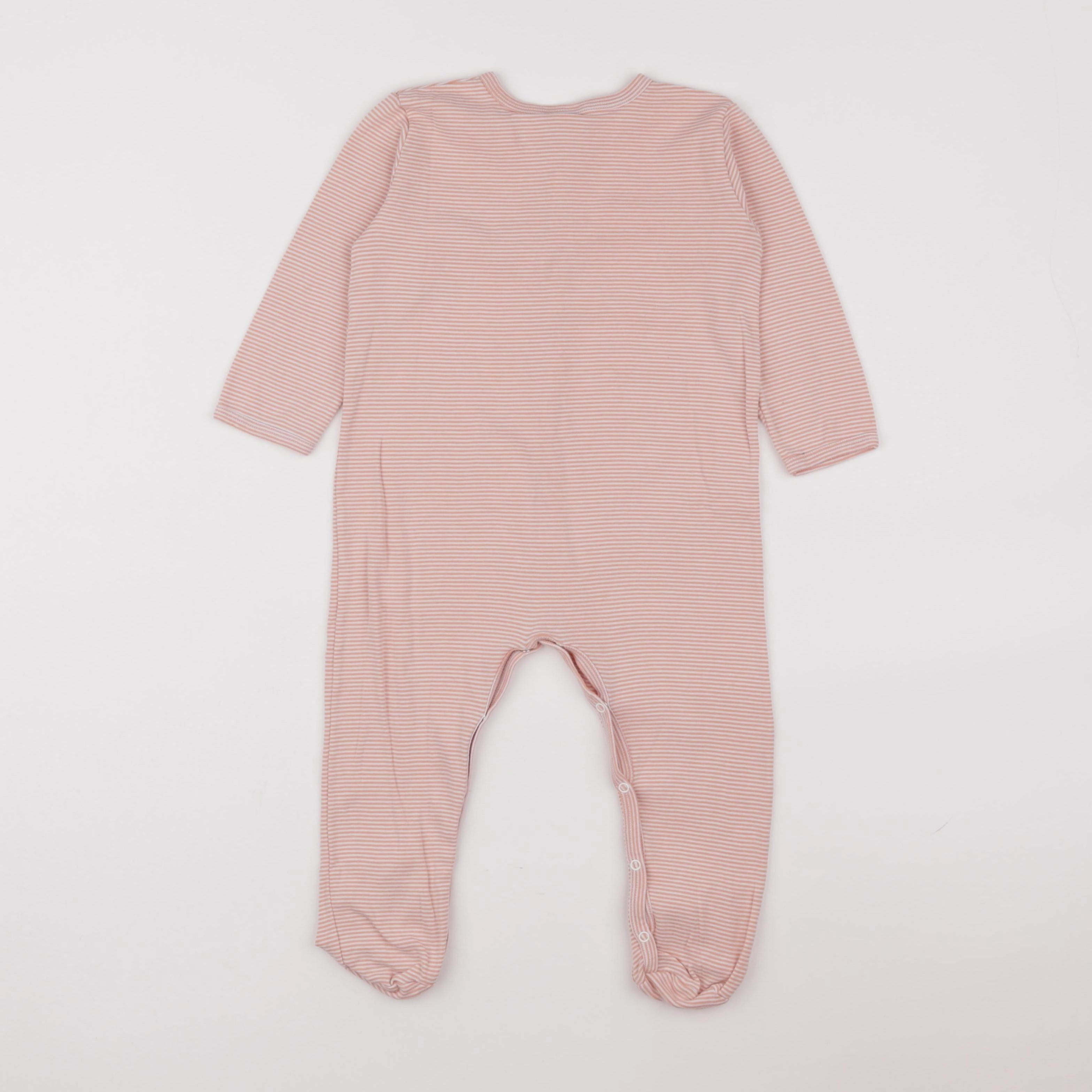 Petit Bateau - pyjama coton orange - 24 mois