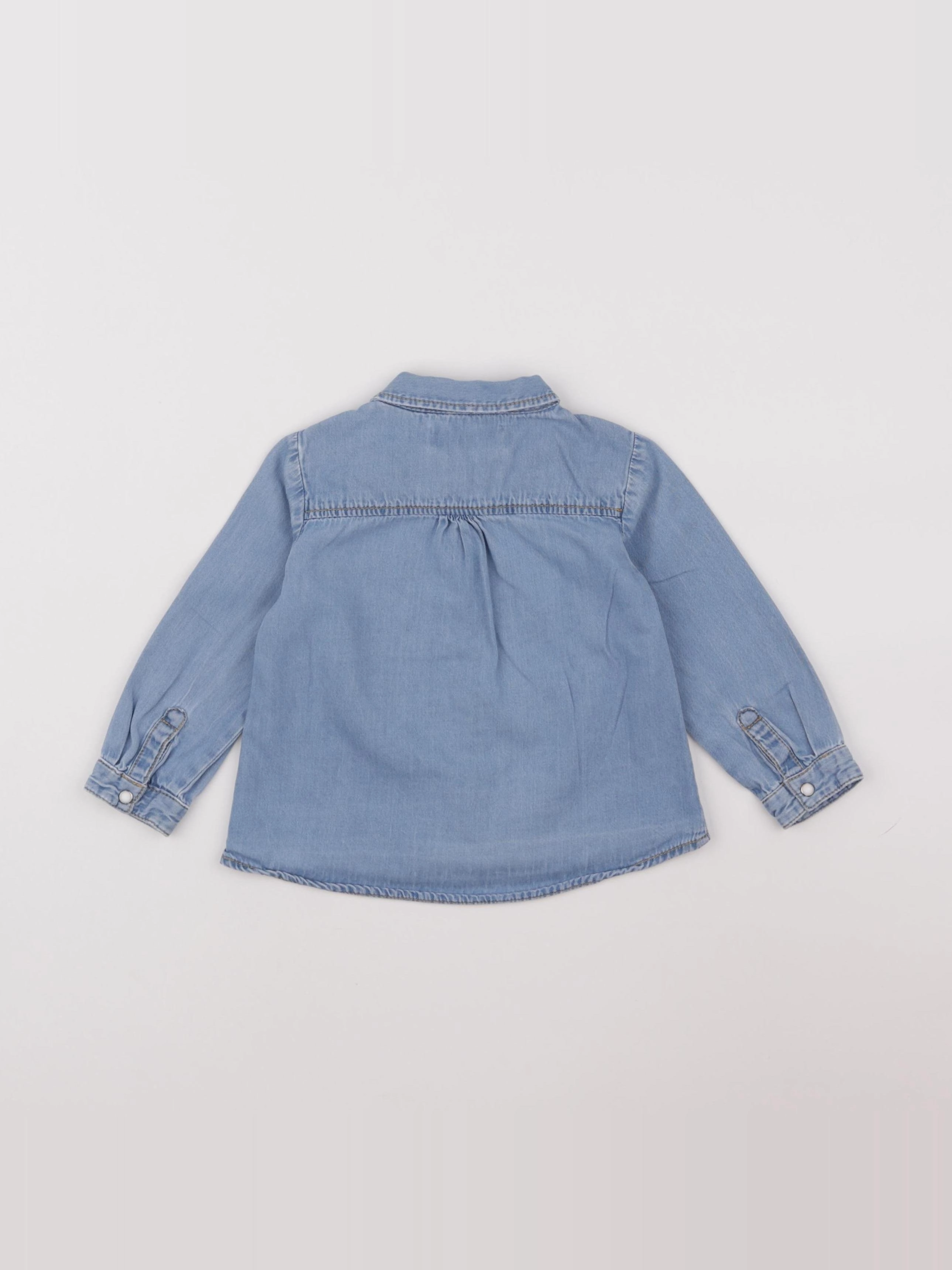 Zara - chemise bleu - 12/18 mois