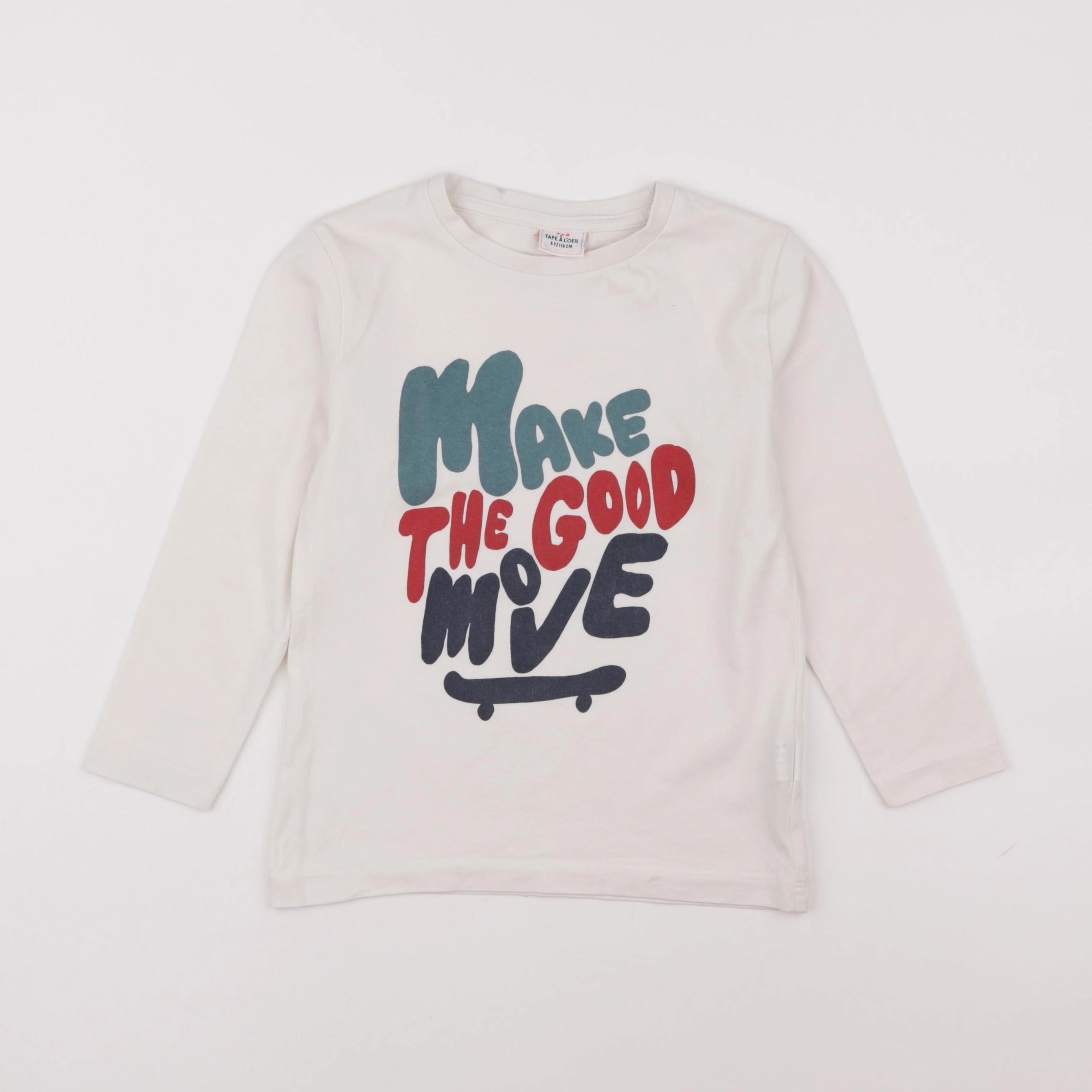 Tape à l'oeil - tee-shirt blanc - 6 ans