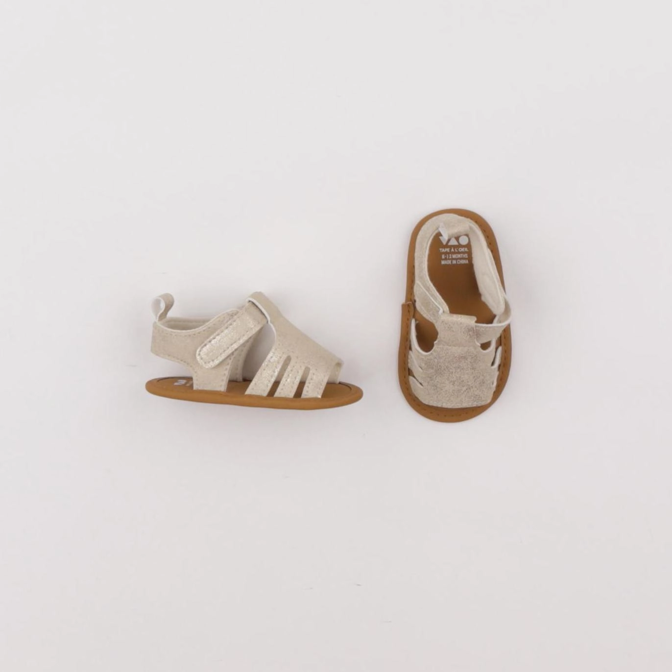 Tape à l'oeil - chaussons bronze - pointure 18/19