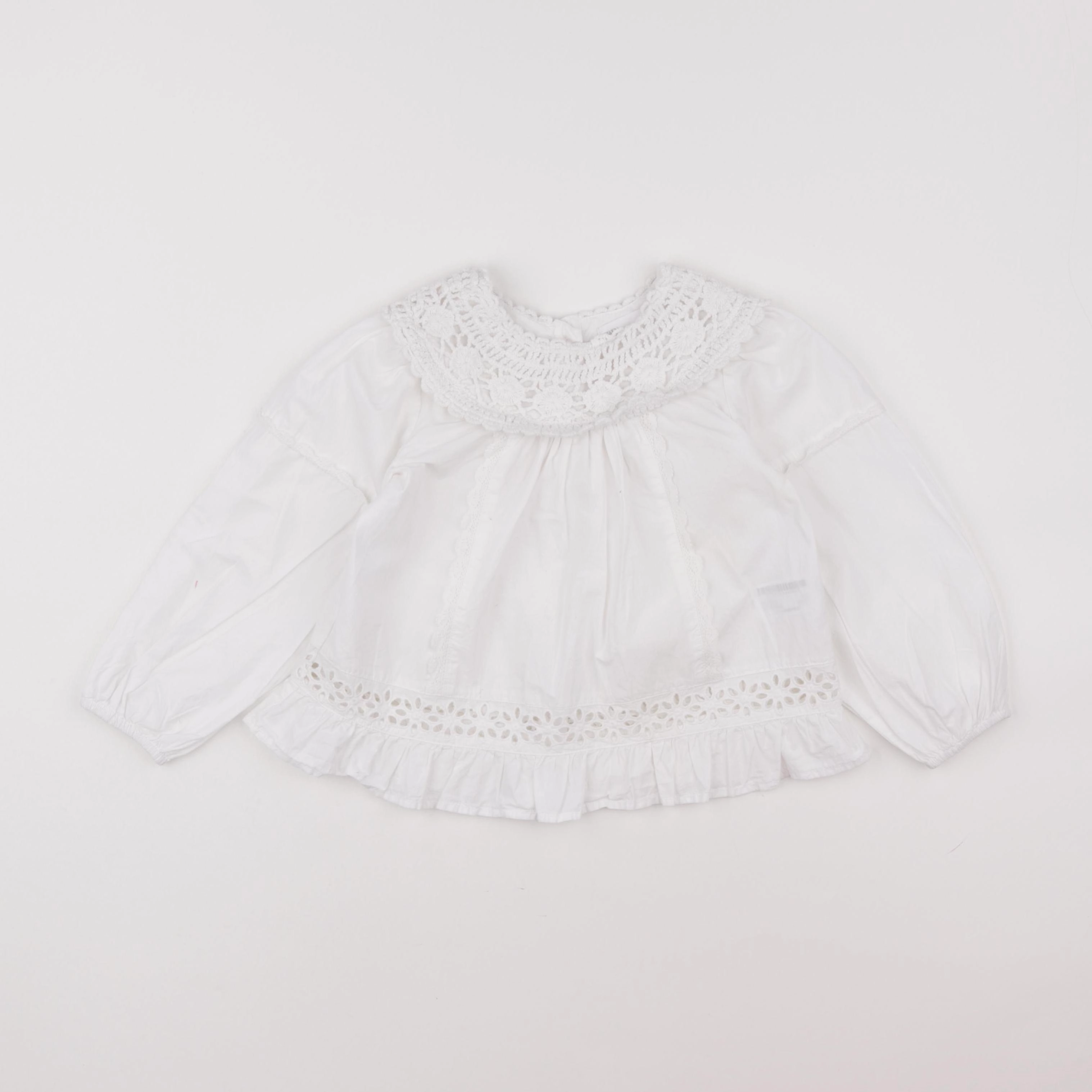 Zara - blouse blanc - 3/4 ans
