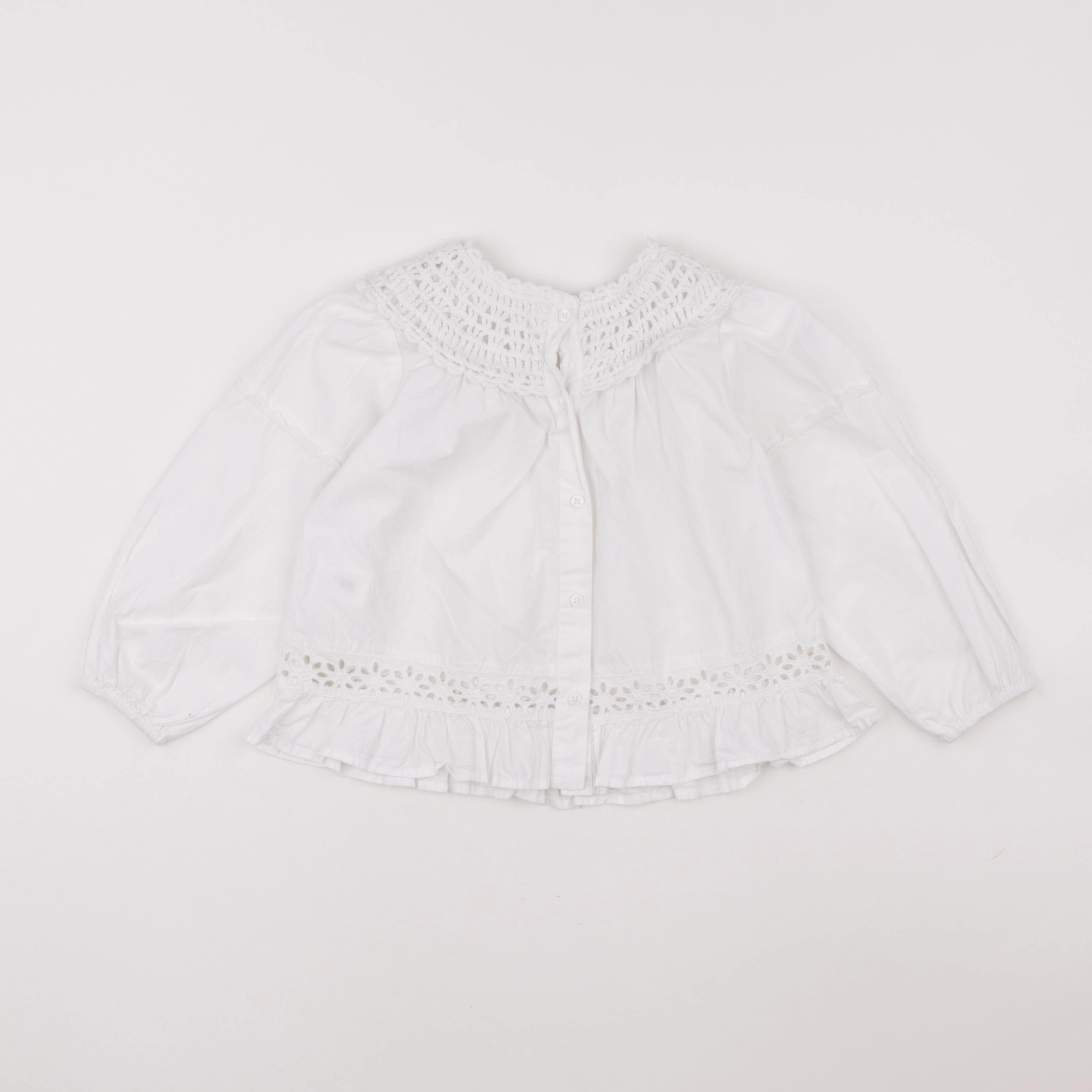 Zara - blouse blanc - 3/4 ans