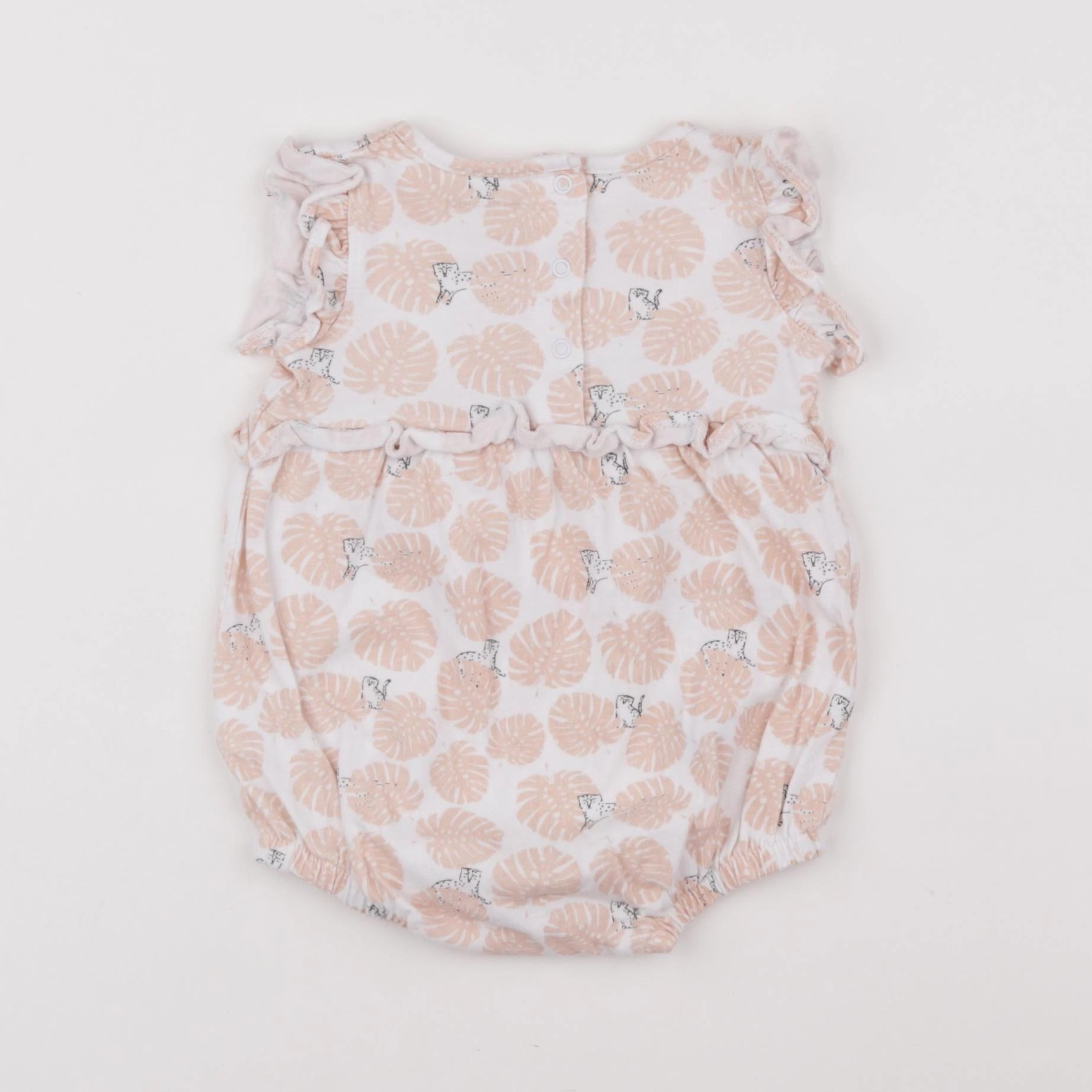 Vertbaudet - combinaison rose - 9 mois