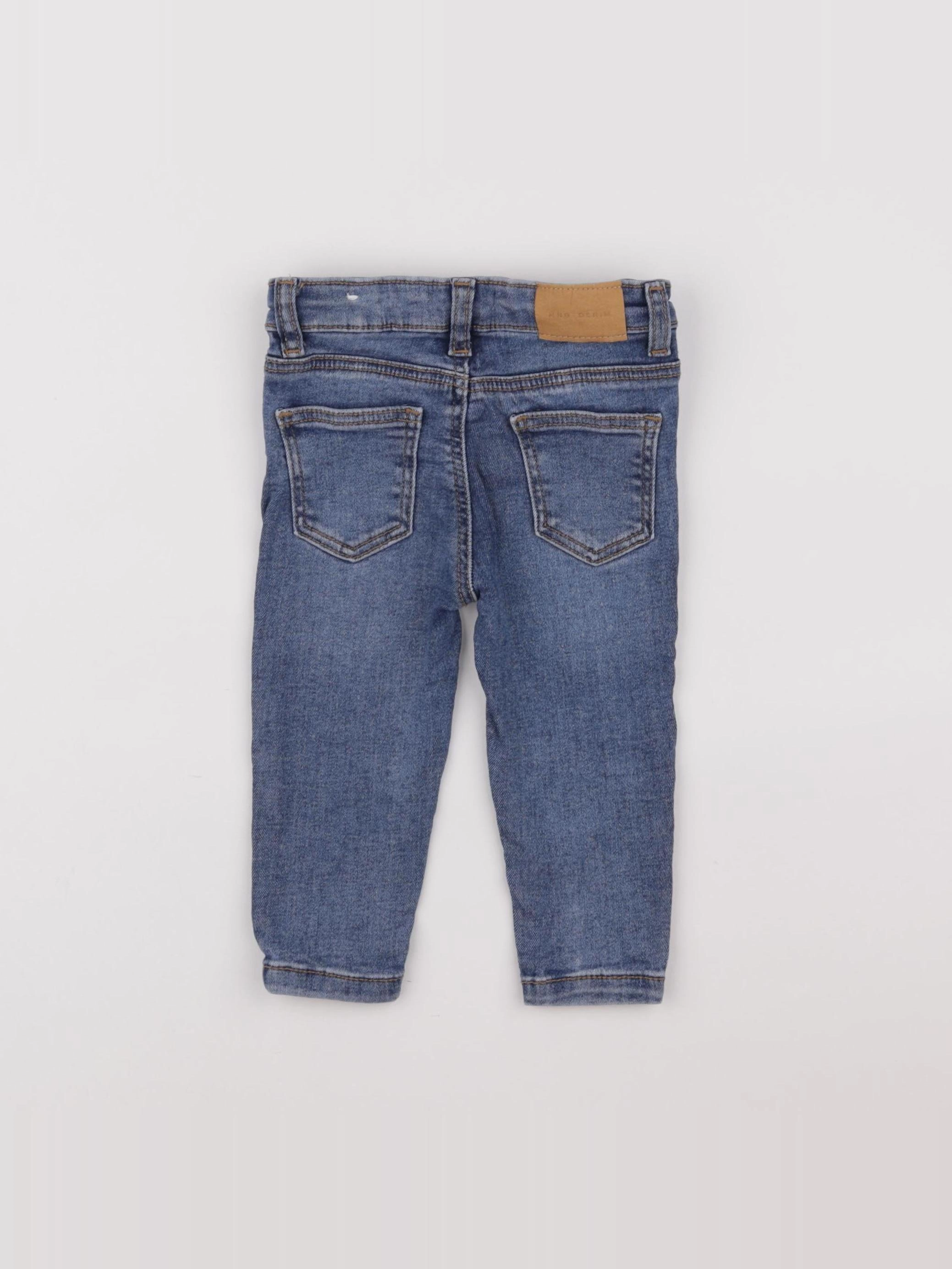 Mango - jean bleu - 9/12 mois